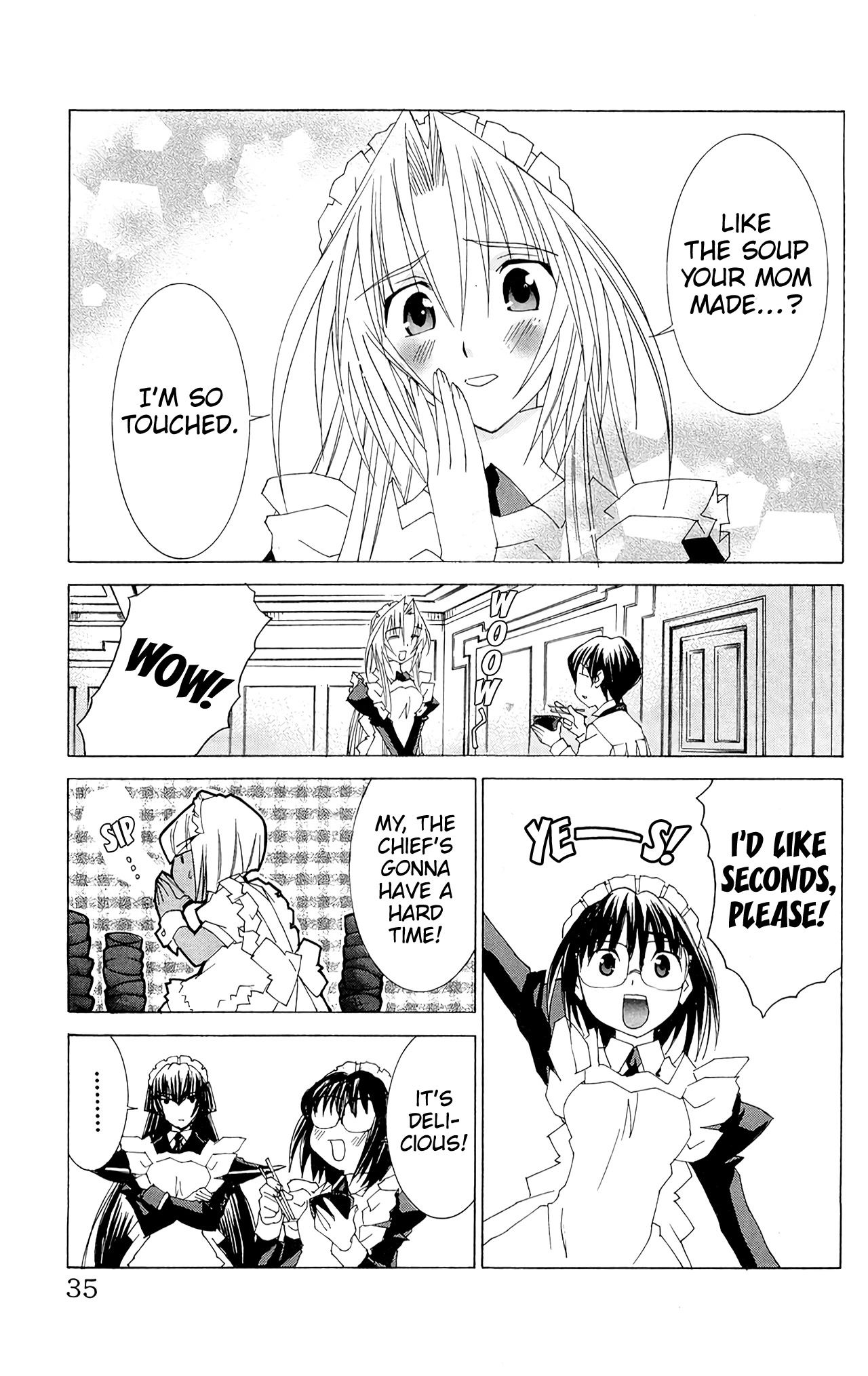 Hanaukyo Maid Tai Chapter 60 page 37 - Chapter 60: On a snowy day