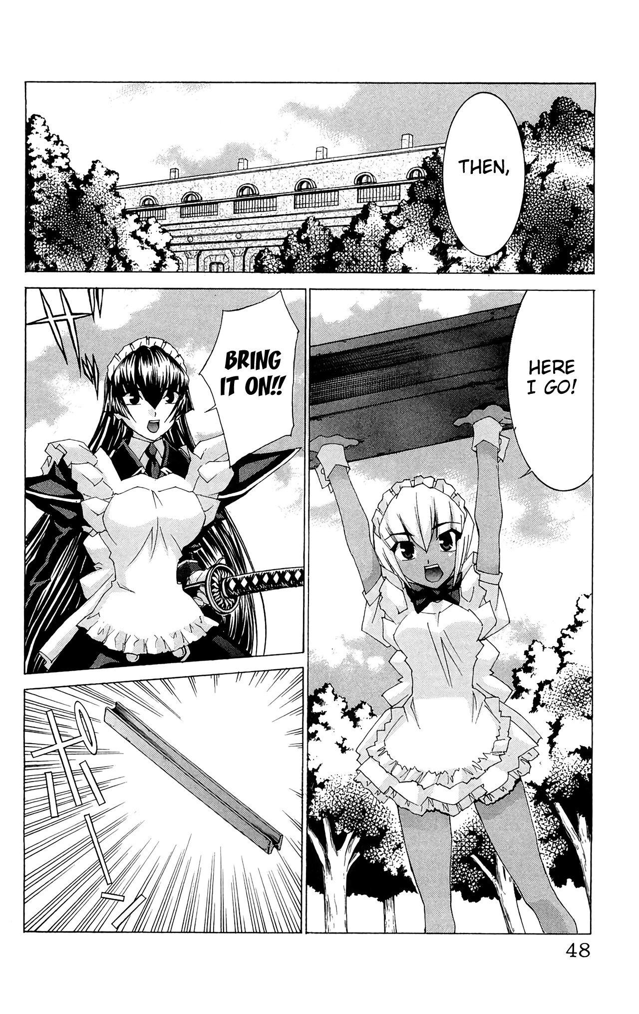 Hanaukyo Maid Tai Chapter 61 page 13 - Chapter 61: The Maid Heaven in Chaos