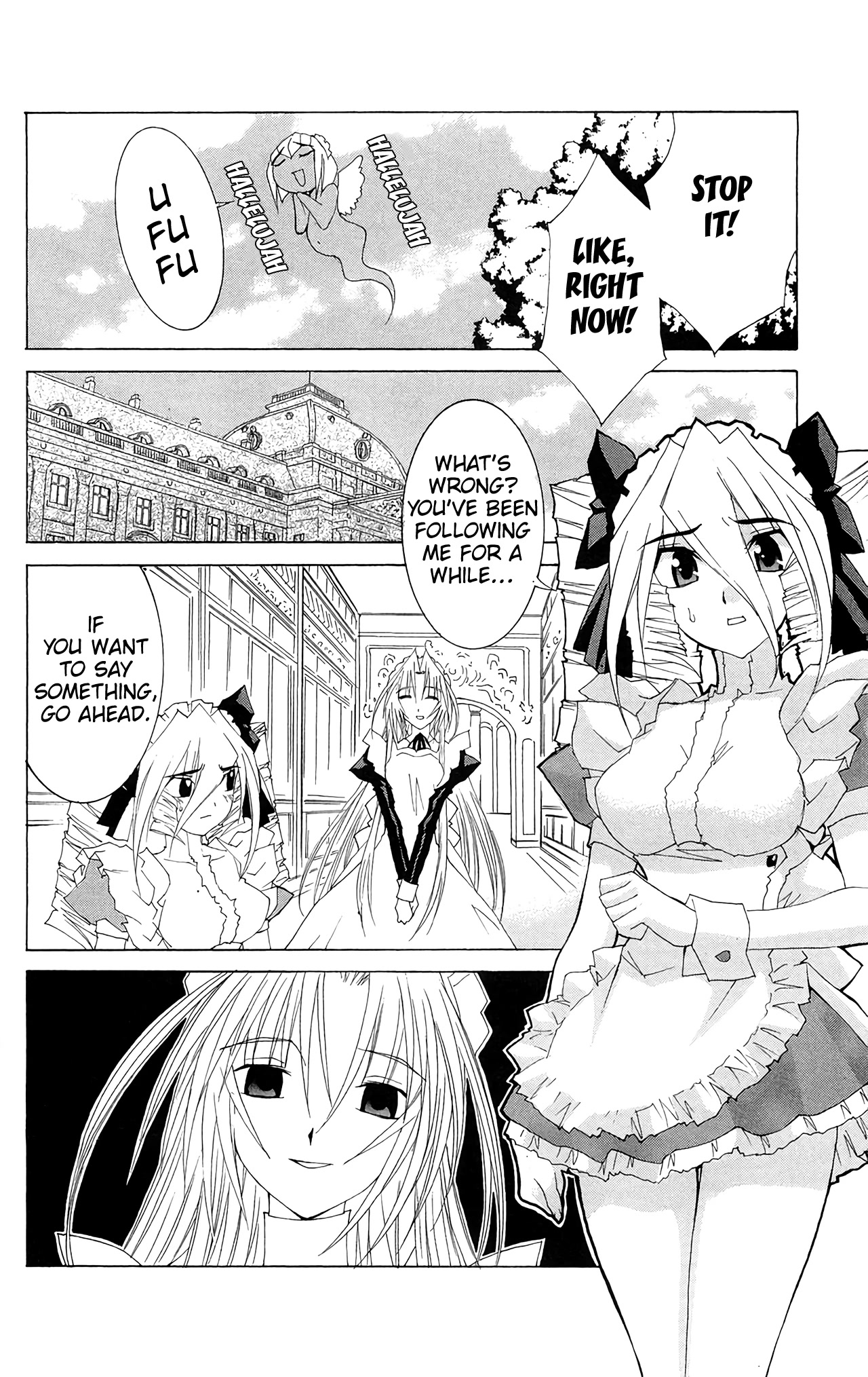 Hanaukyo Maid Tai Chapter 61 page 17 - Chapter 61: The Maid Heaven in Chaos