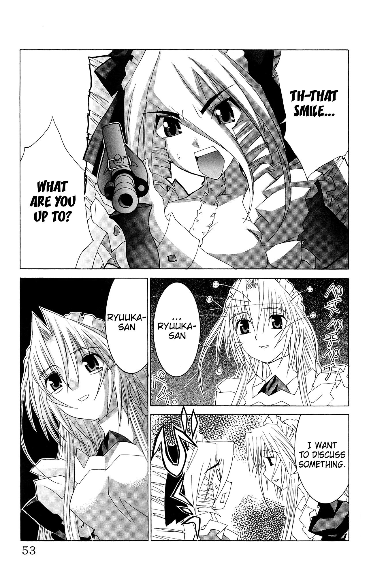 Hanaukyo Maid Tai Chapter 61 page 18 - Chapter 61: The Maid Heaven in Chaos