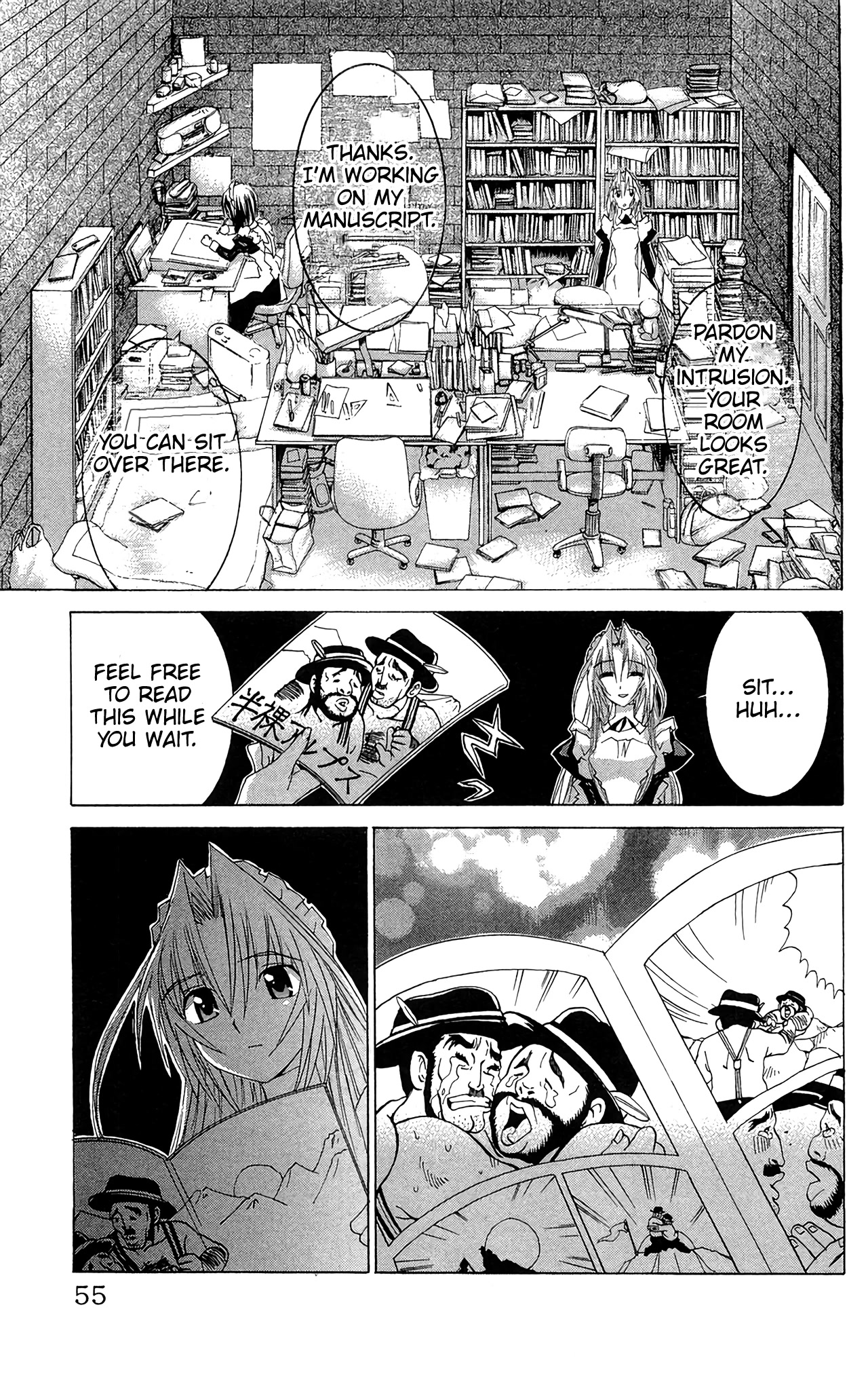 Hanaukyo Maid Tai Chapter 61 page 20 - Chapter 61: The Maid Heaven in Chaos