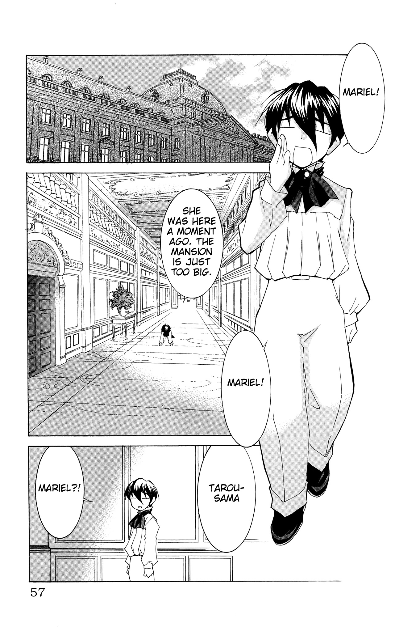 Hanaukyo Maid Tai Chapter 61 page 22 - Chapter 61: The Maid Heaven in Chaos