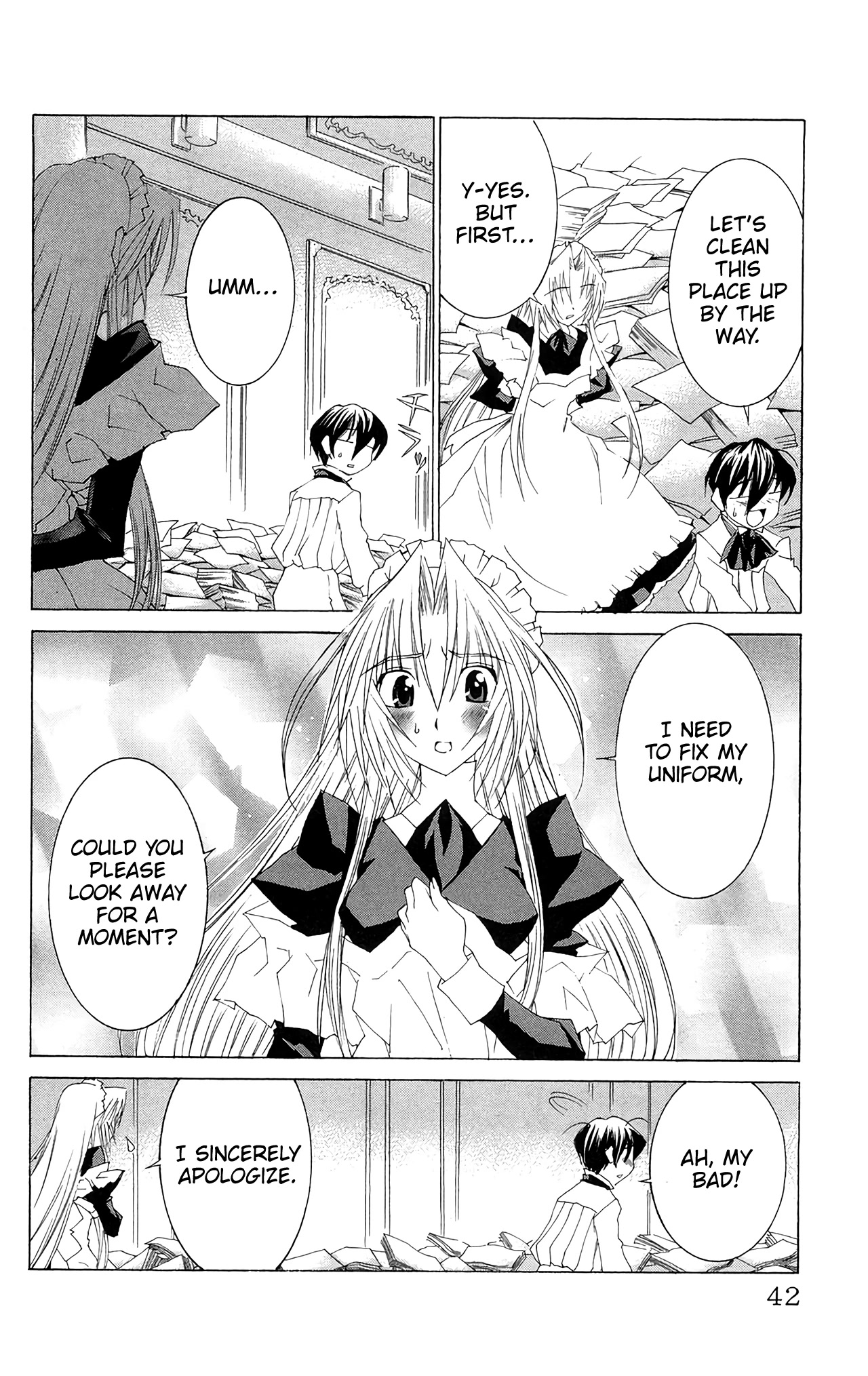 Hanaukyo Maid Tai Chapter 61 page 7 - Chapter 61: The Maid Heaven in Chaos