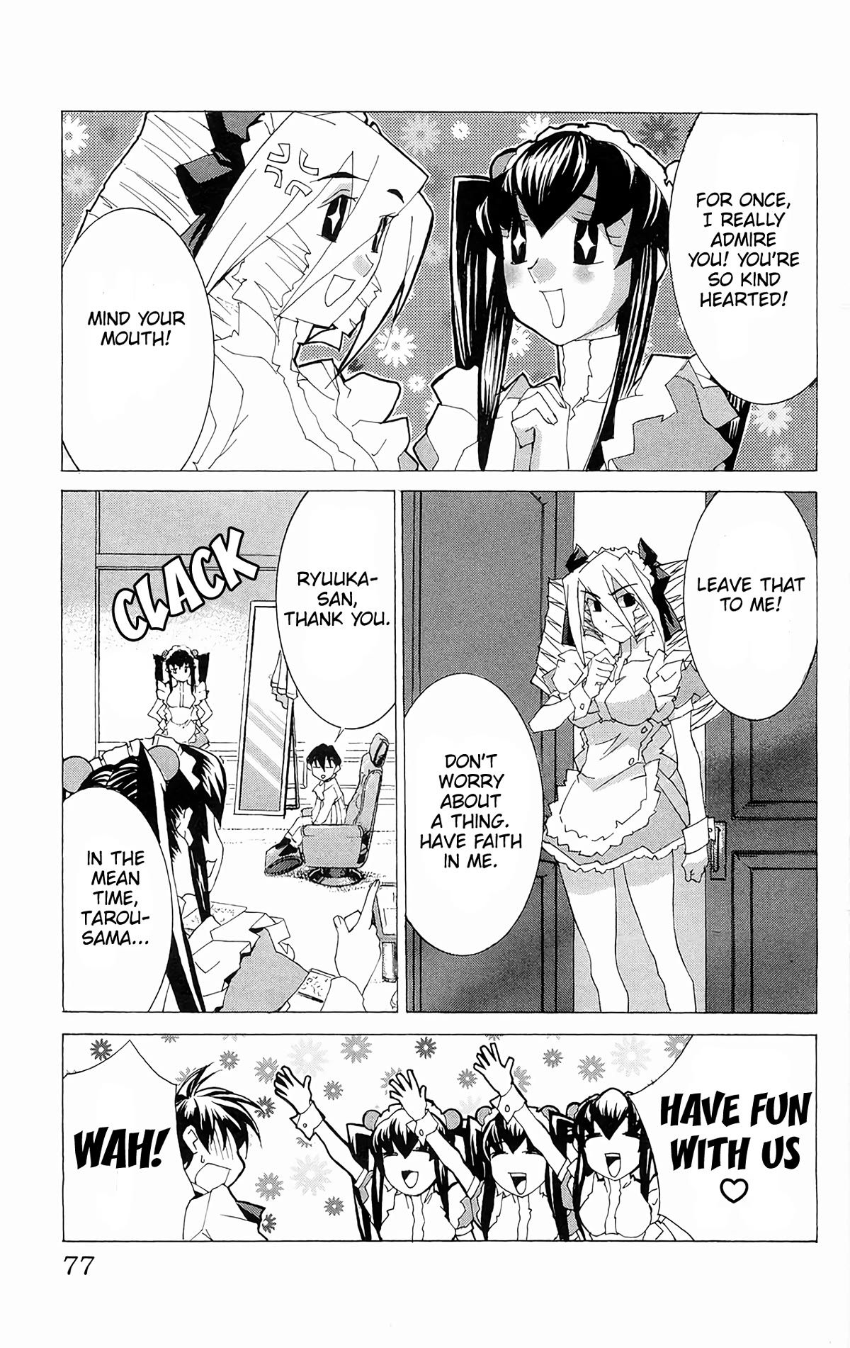 Hanaukyo Maid Tai Chapter 62 page 9 - Chapter 62: Playing with the maids ♪ Pin Pong Pan