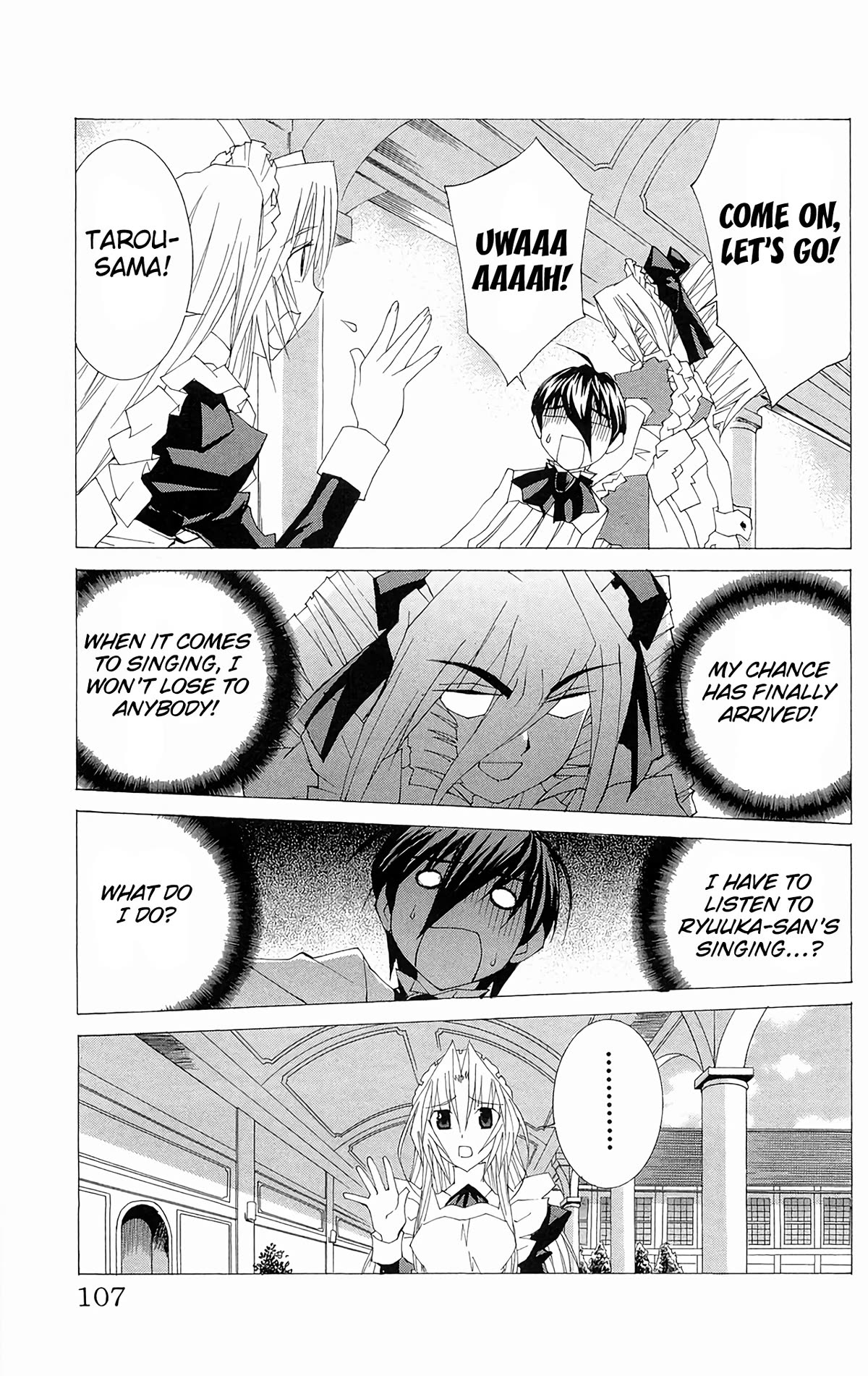 Hanaukyo Maid Tai Chapter 63 page 8 - Chapter 63: When maids sing