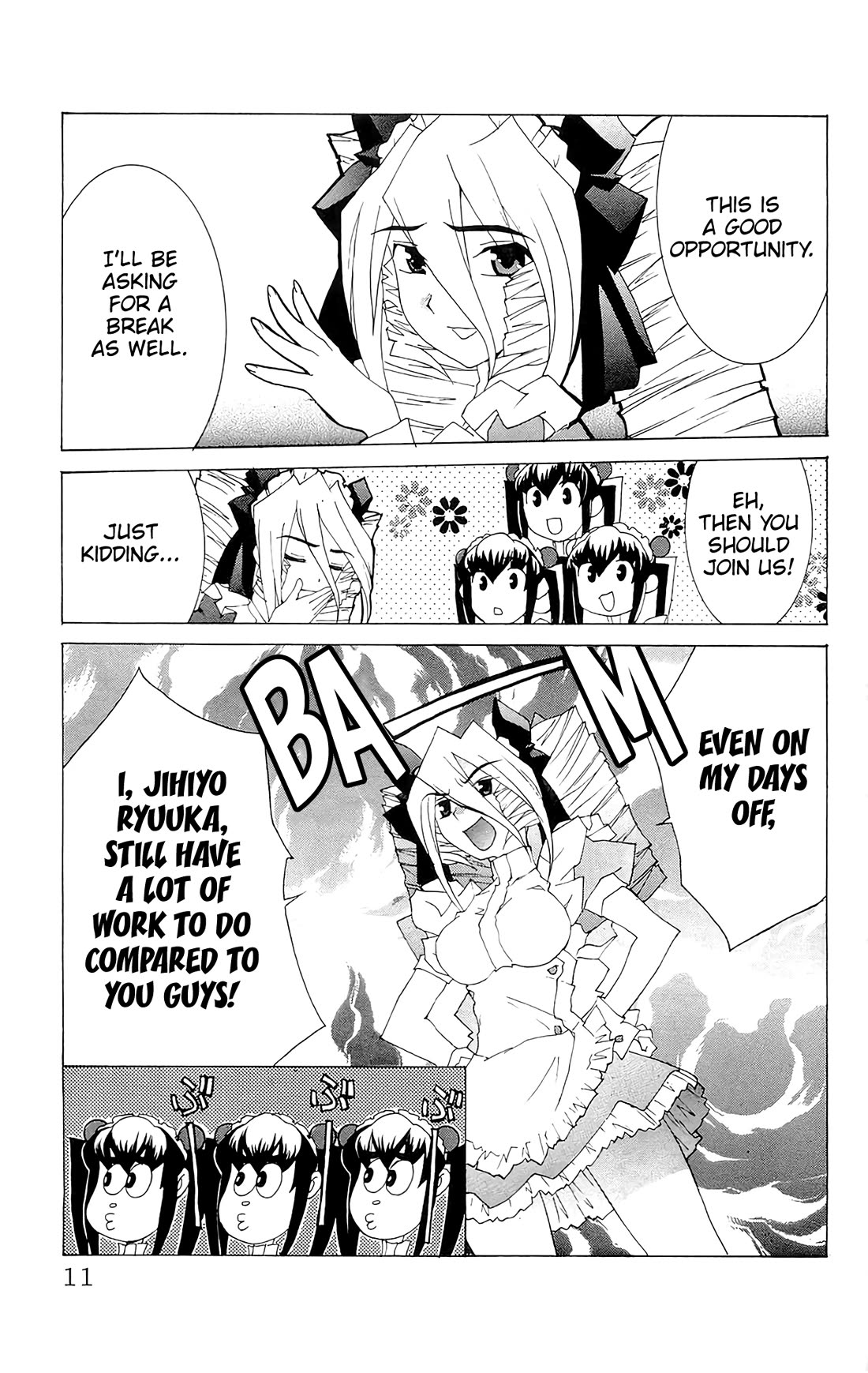 Hanaukyo Maid Tai Chapter 66 page 11 - Chapter 66: Dying from the Heartbeat