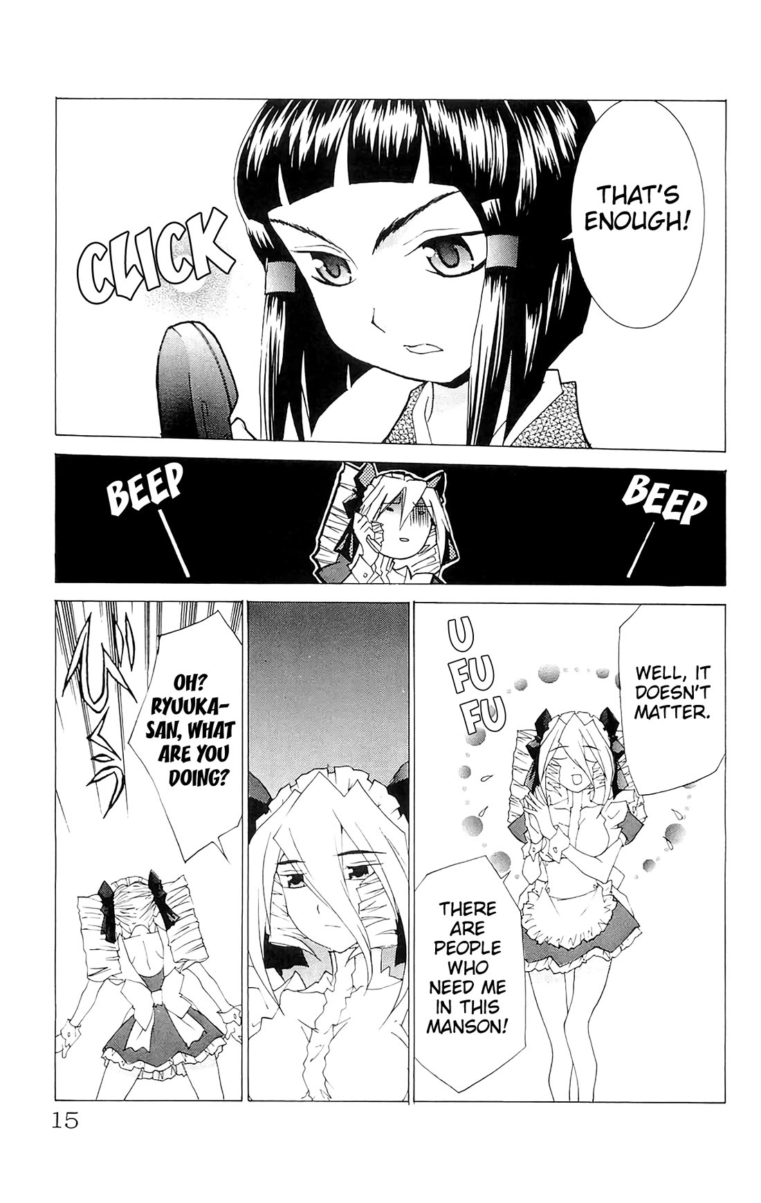 Hanaukyo Maid Tai Chapter 66 page 15 - Chapter 66: Dying from the Heartbeat