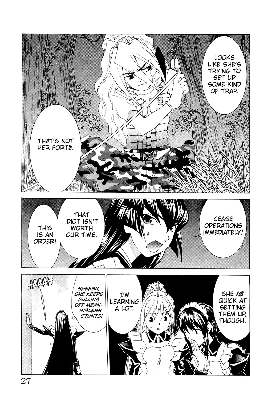 Hanaukyo Maid Tai Chapter 66 page 27 - Chapter 66: Dying from the Heartbeat