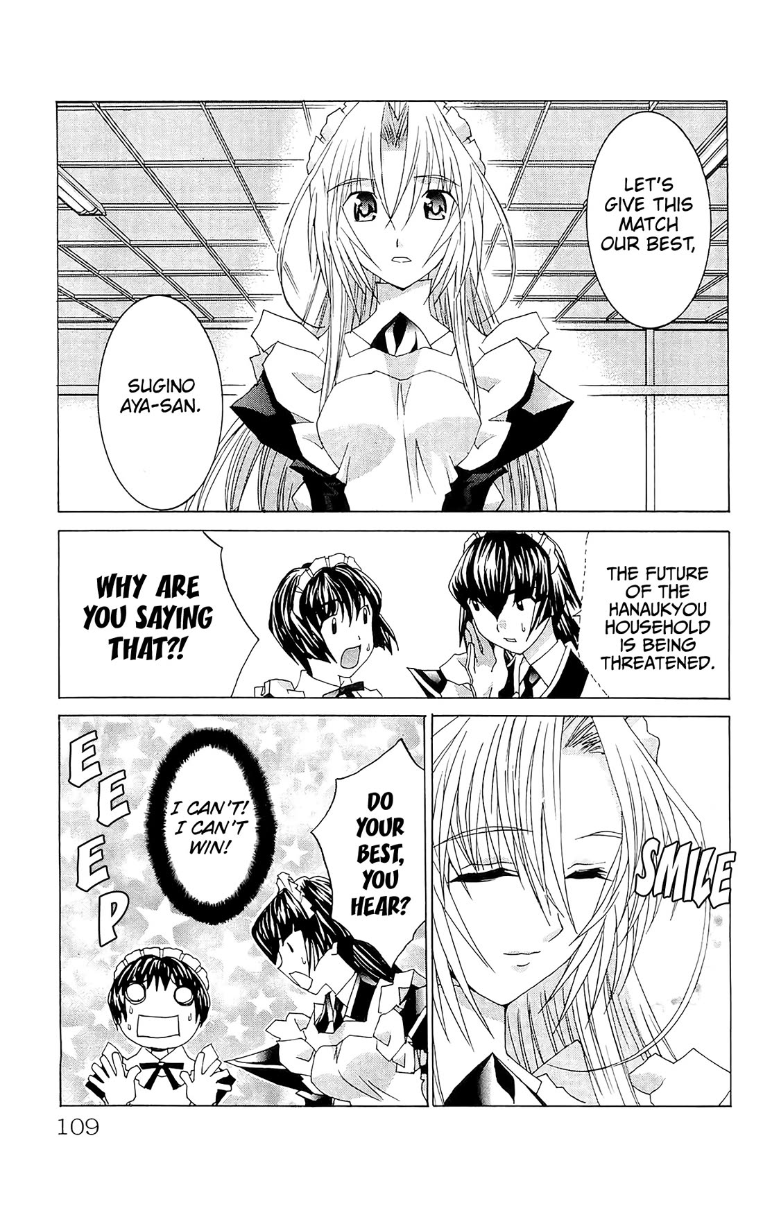 Hanaukyo Maid Tai Chapter 69 page 14 - Chapter 69: Do your best, Go Club! (Part 2)
