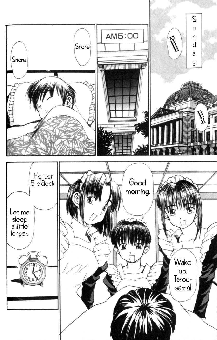 Hanaukyo Maid Tai Chapter 7 page 5 - Chapter 7: Tarou's Holiday