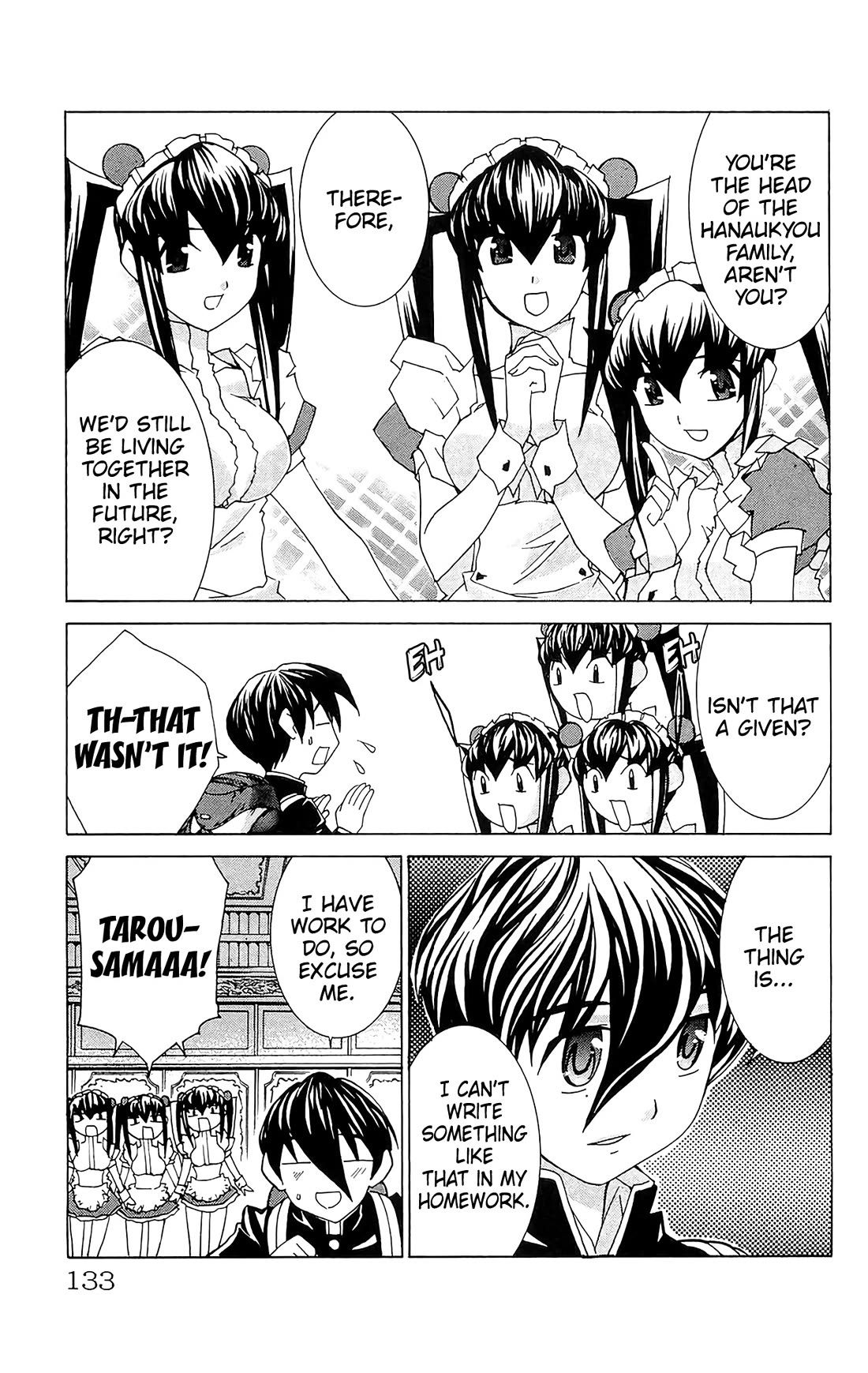 Hanaukyo Maid Tai Chapter 70 page 8 - Chapter 70: Tarou's Aspiration