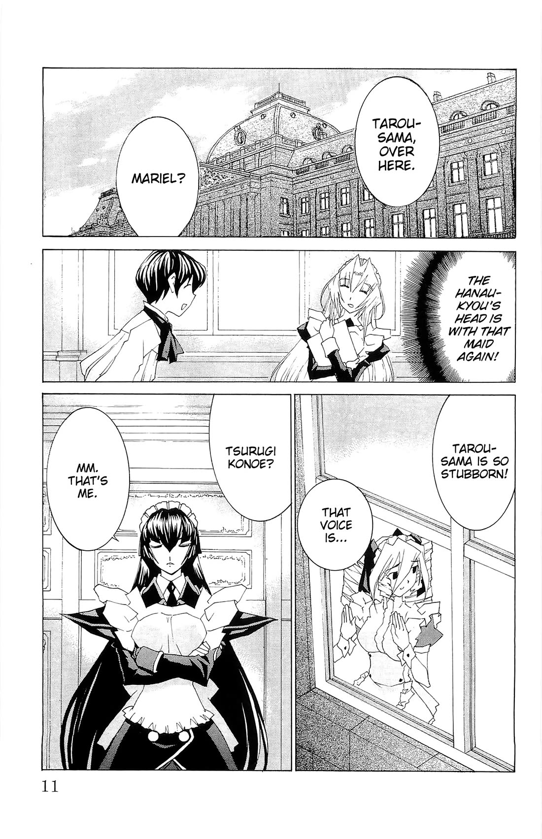 Hanaukyo Maid Tai Chapter 72 page 13 - Chapter 72: Jihiyo's Heart