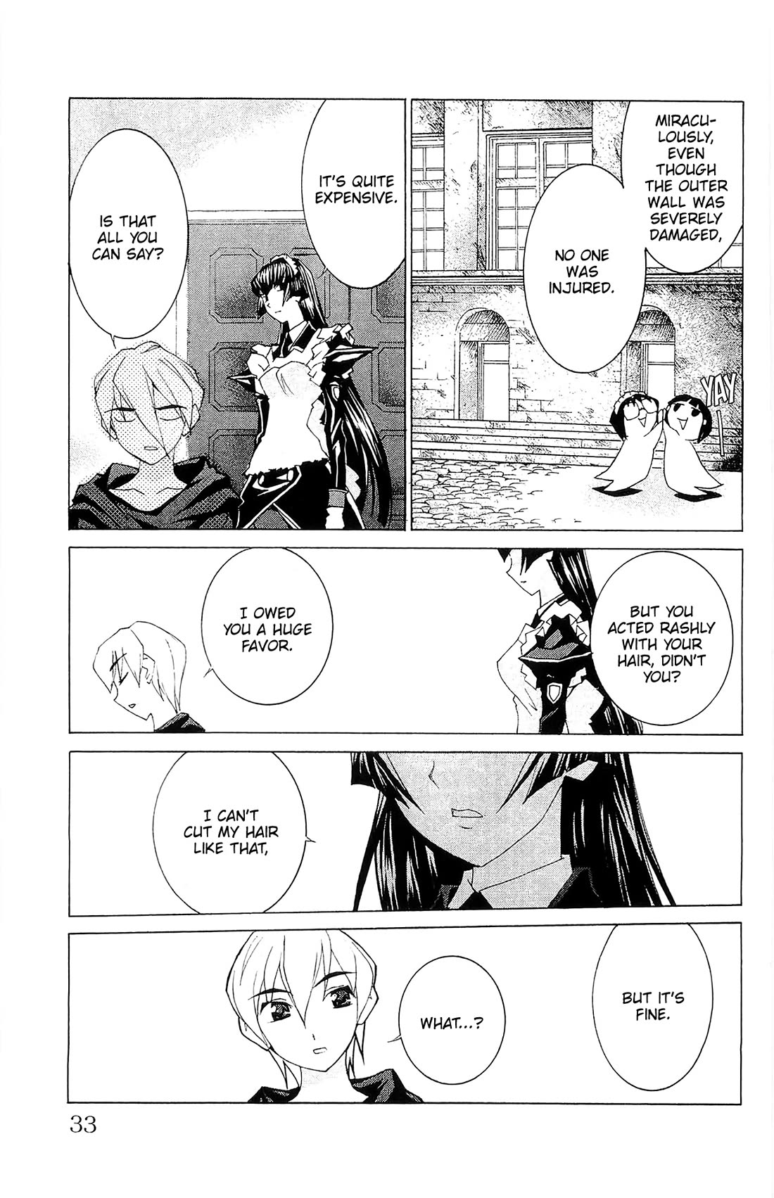 Hanaukyo Maid Tai Chapter 72 page 34 - Chapter 72: Jihiyo's Heart