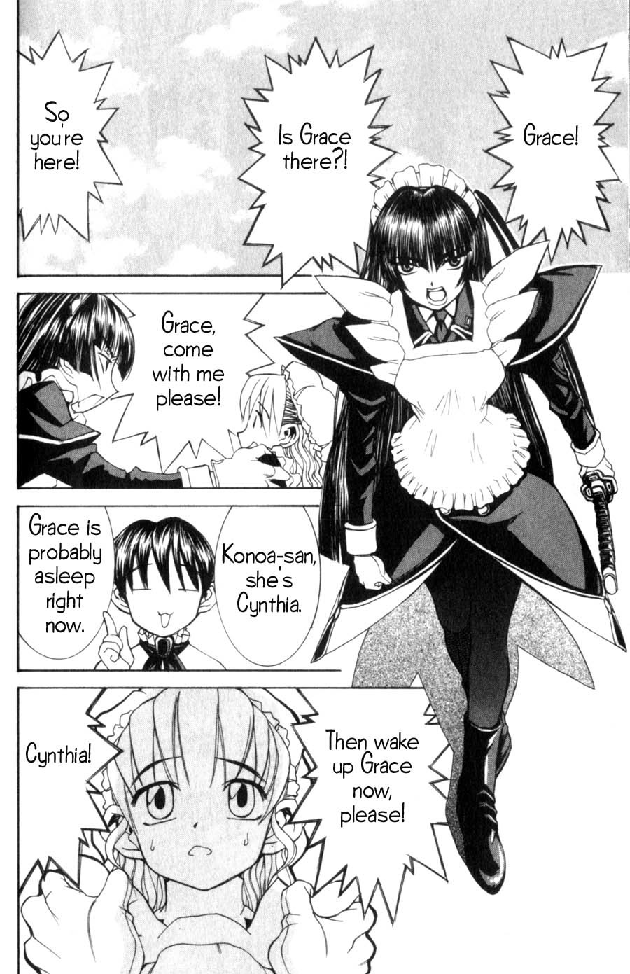 Hanaukyo Maid Tai Chapter 8 page 17 - Chapter 8: The Brain behind Hanaukyo