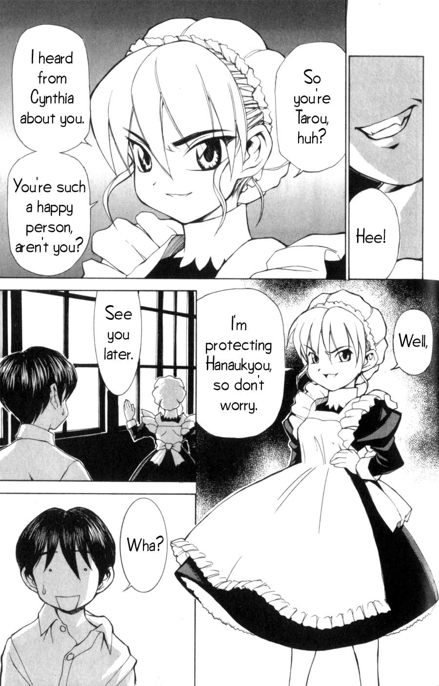 Hanaukyo Maid Tai Chapter 8 page 4 - Chapter 8: The Brain behind Hanaukyo