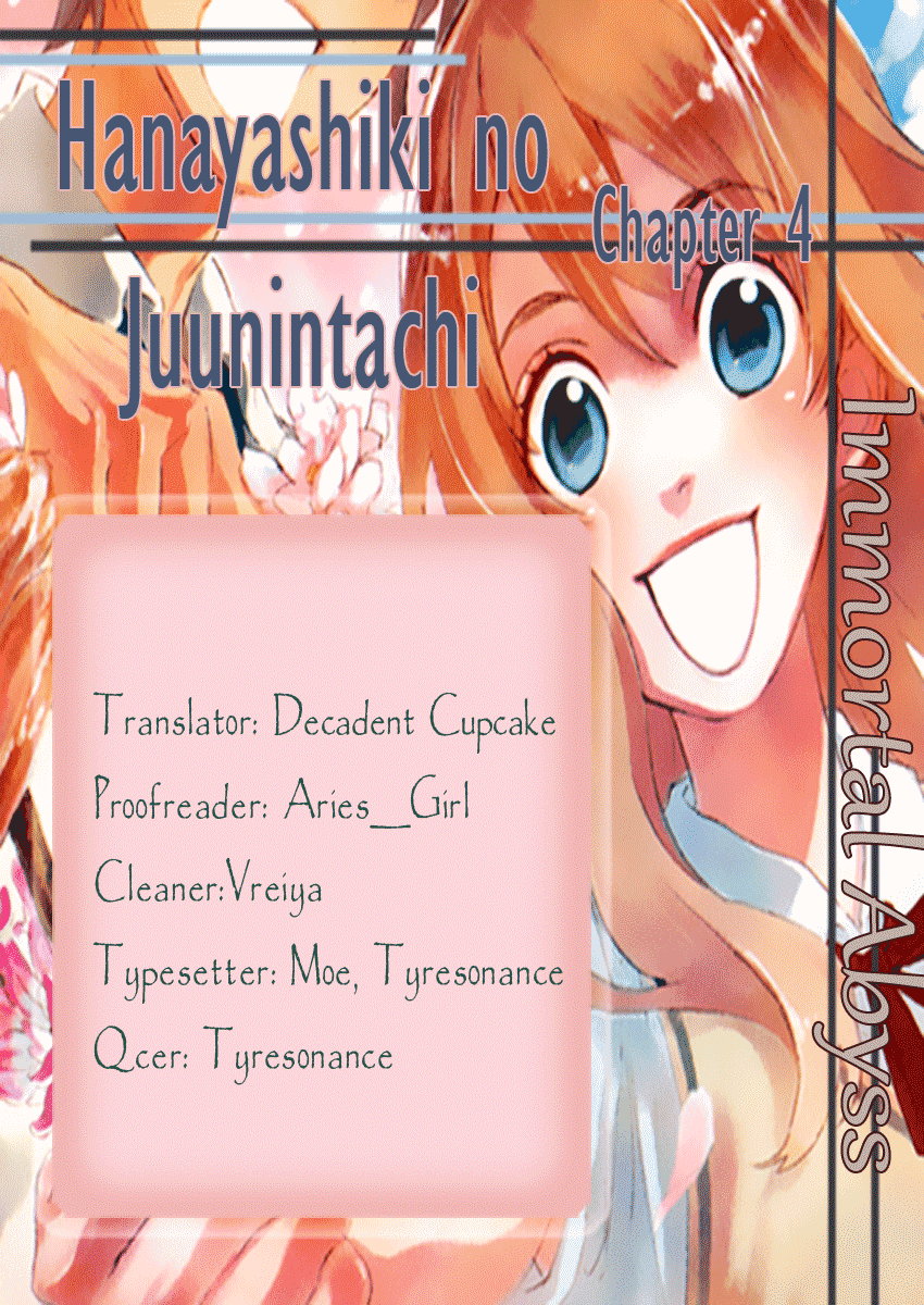 Hanayashiki no Juunintachi Chapter 4.2 page 35 - Chapter 4 v2 : Ayame or Kakitsubata