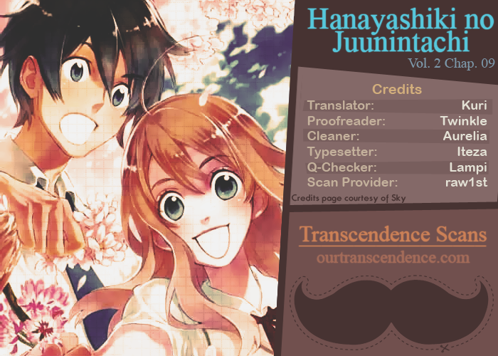 Hanayashiki no Juunintachi Chapter 9.2 page 1 - Chapter 9 v2 : When Flowers Bloom, Summer is Here (Second Part)