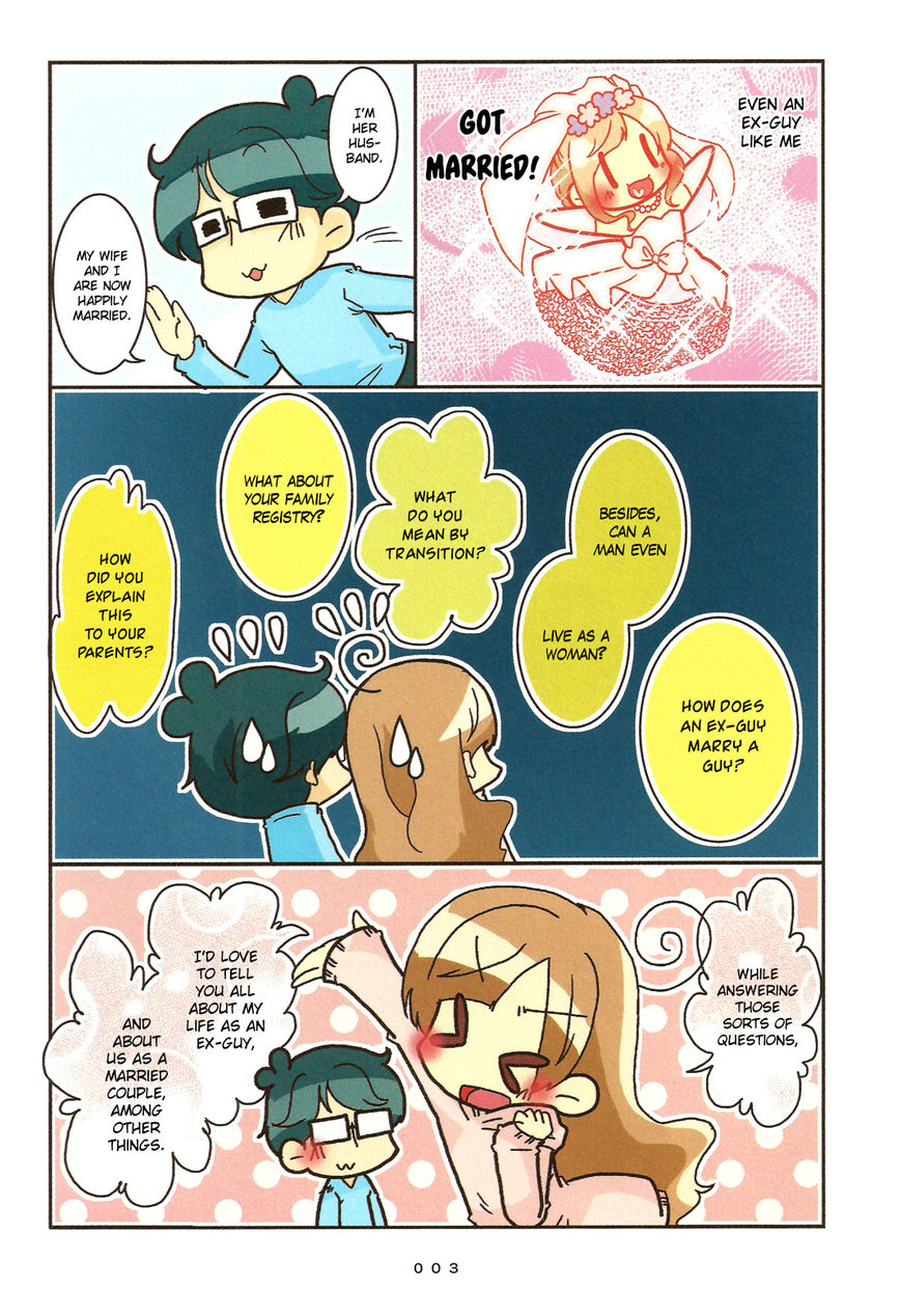 Hanayome wa Motodanshi. Chapter 1 page 4 - Chapter 1 : How the Two of Us Met