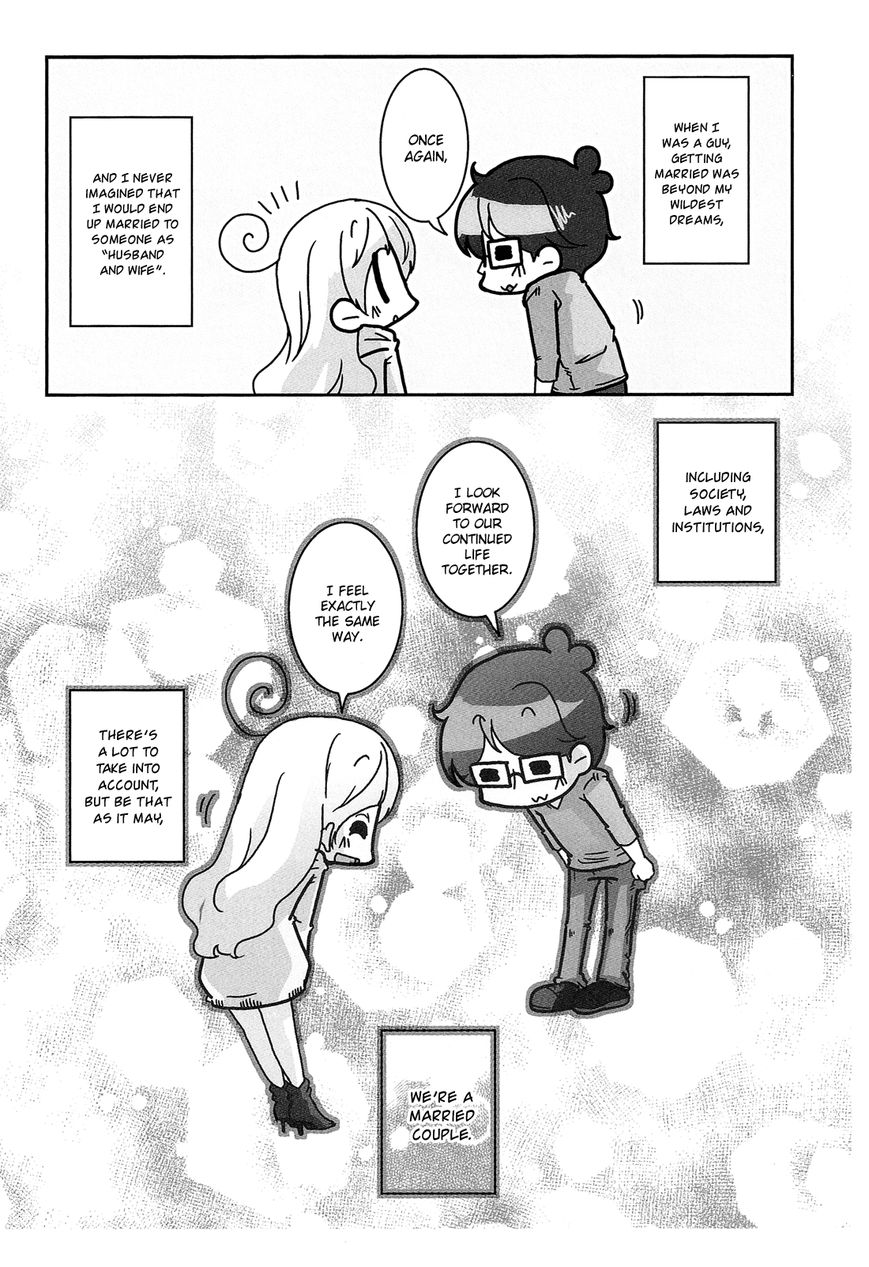 Hanayome wa Motodanshi. Chapter 9 page 12 - Chapter 9 : About Being a Married Couple [End]