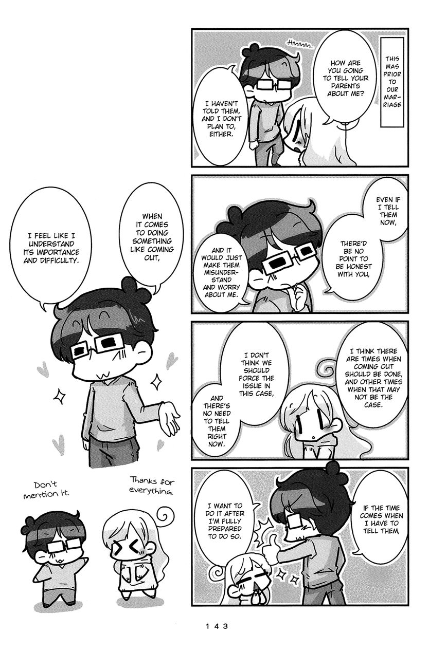 Hanayome wa Motodanshi. Chapter 9 page 8 - Chapter 9 : About Being a Married Couple [End]