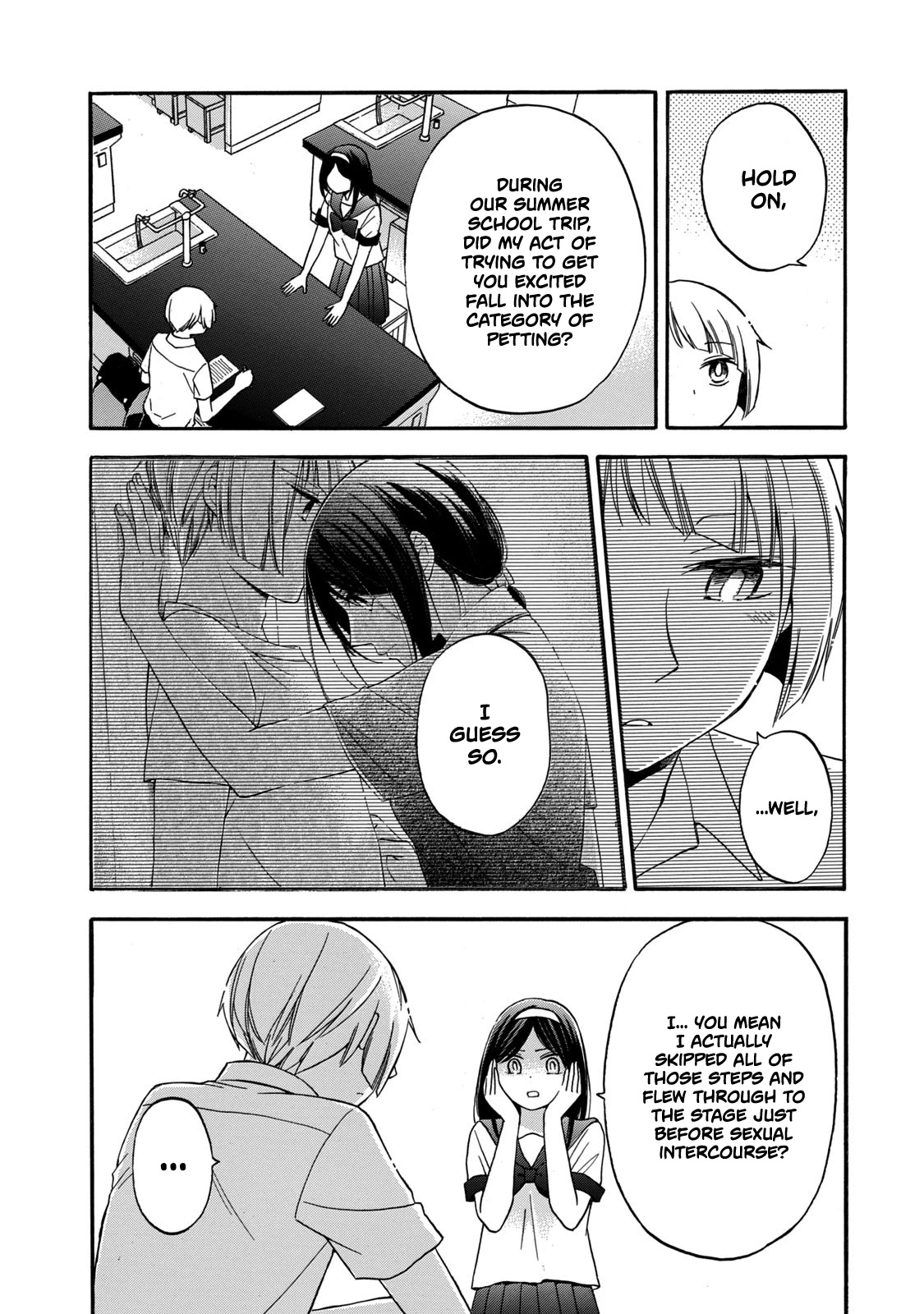 Hanazono and Kazoe's Bizzare After School Rendezvous Chapter 19 page 10 - Chapter 19: Inexplicable Steps