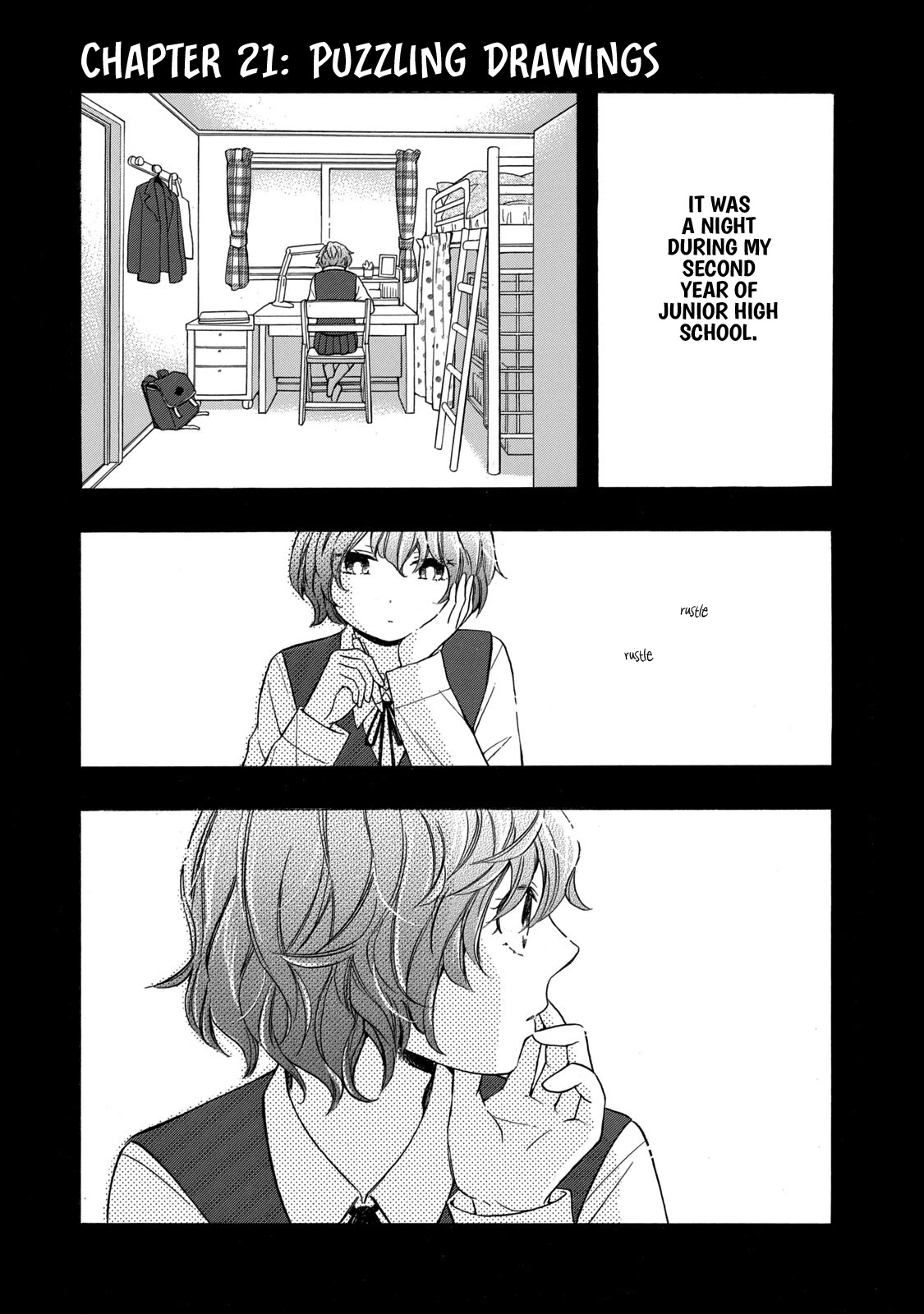 Hanazono and Kazoe's Bizzare After School Rendezvous Chapter 21 page 1 - Chapter 21: Puzzling Drawings