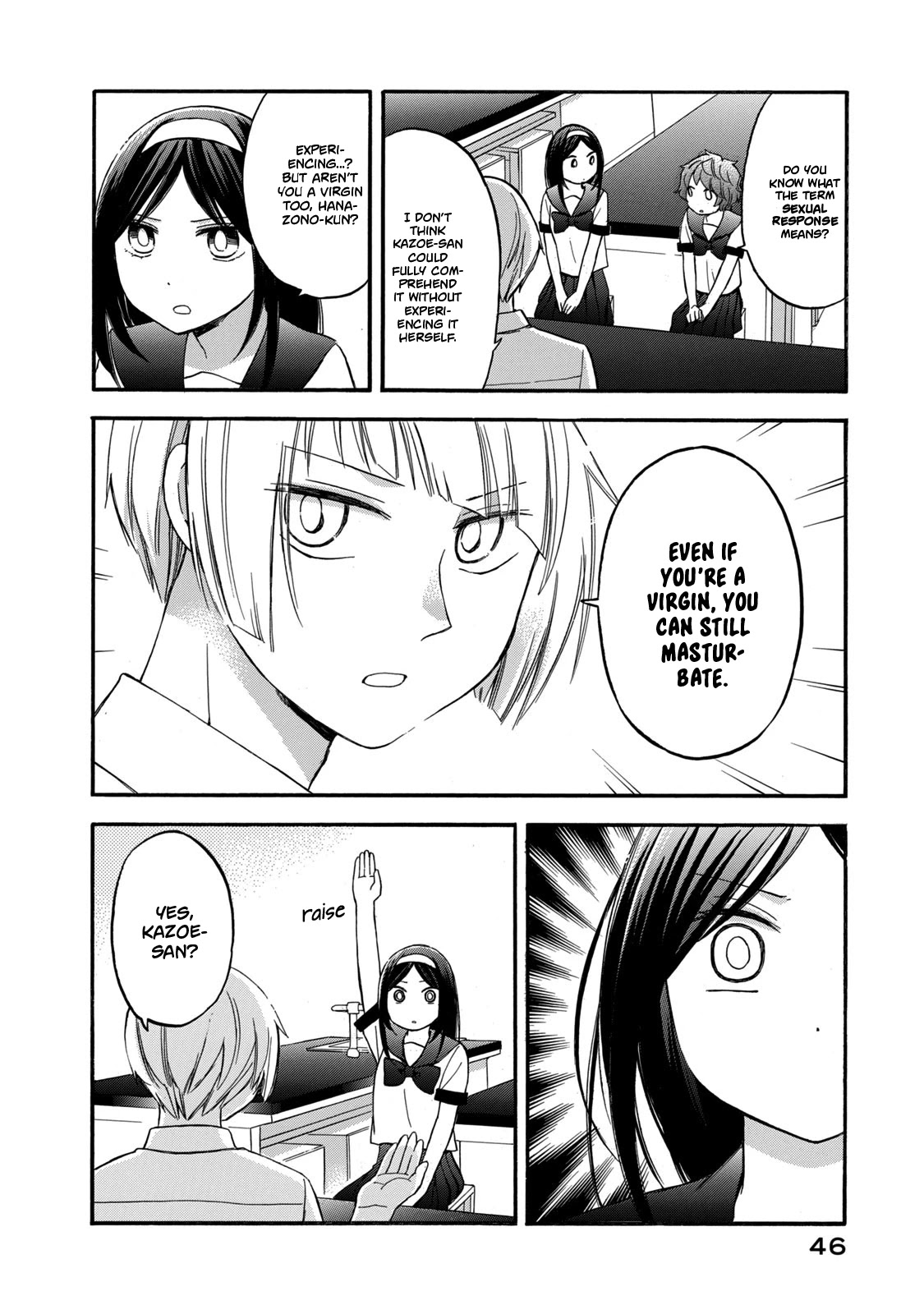 Hanazono and Kazoe's Bizzare After School Rendezvous Chapter 21 page 10 - Chapter 21: Puzzling Drawings