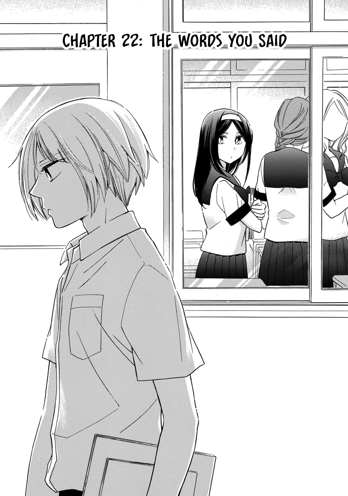 Hanazono and Kazoe's Bizzare After School Rendezvous Chapter 22 page 1 - Chapter 22: The Words You Said