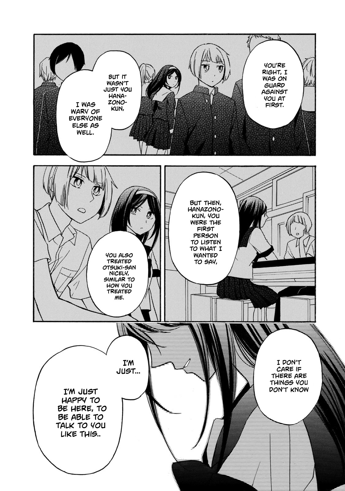 Hanazono and Kazoe's Bizzare After School Rendezvous Chapter 22 page 10 - Chapter 22: The Words You Said