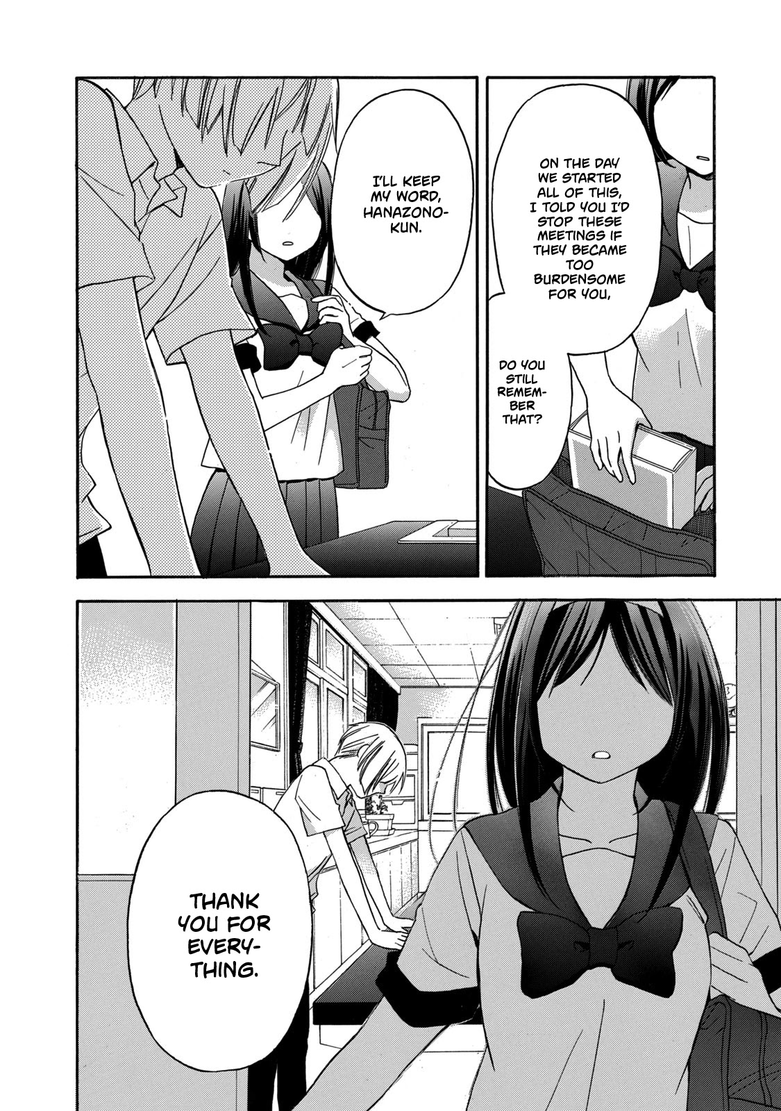 Hanazono and Kazoe's Bizzare After School Rendezvous Chapter 22 page 14 - Chapter 22: The Words You Said