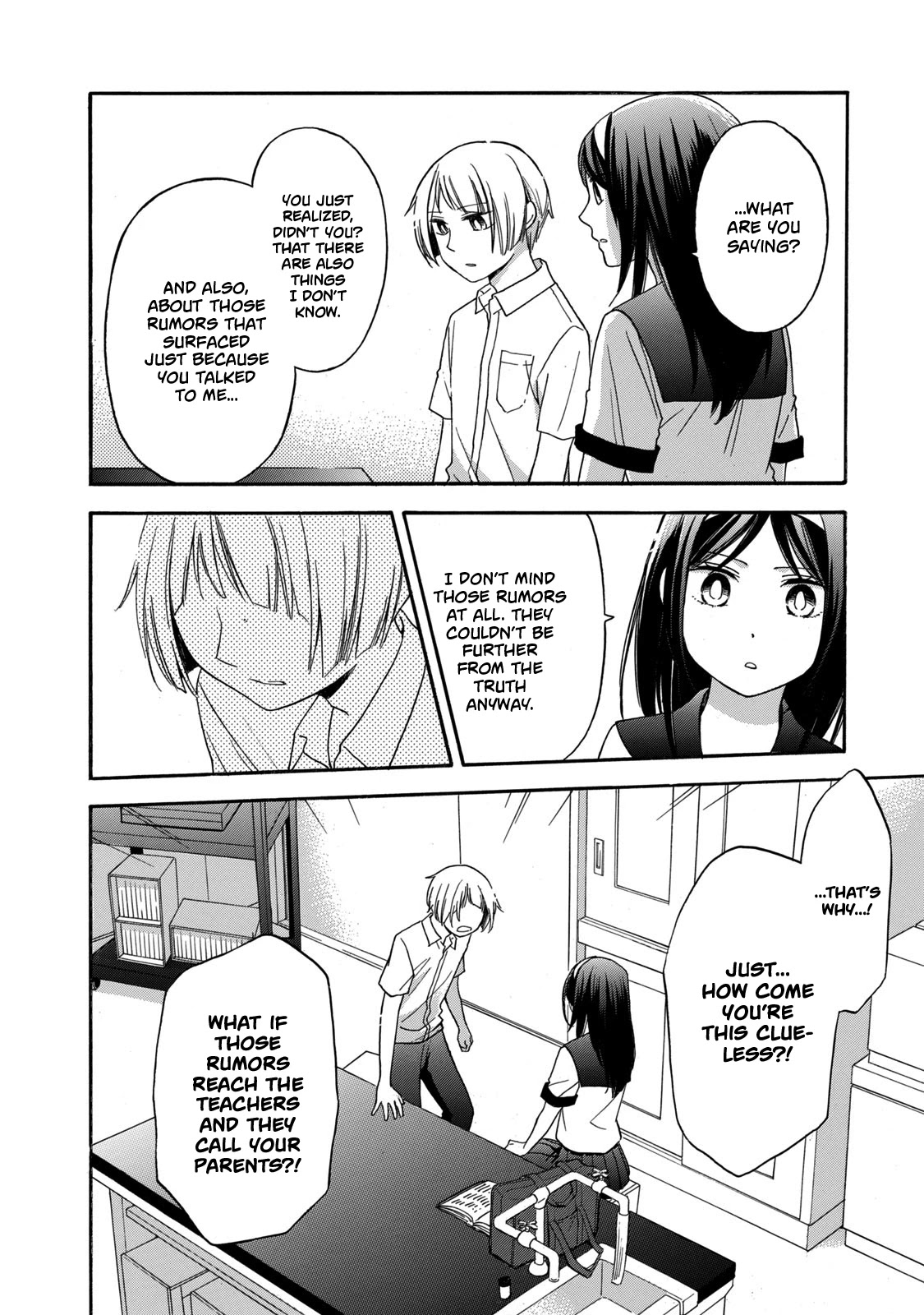 Hanazono and Kazoe's Bizzare After School Rendezvous Chapter 22 page 8 - Chapter 22: The Words You Said