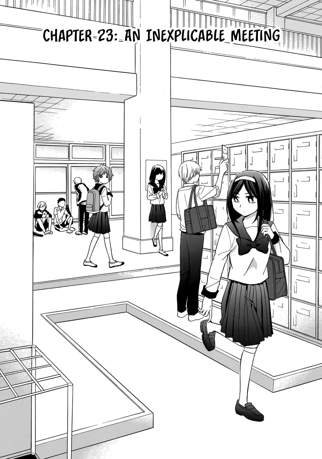 Hanazono and Kazoe's Bizzare After School Rendezvous Chapter 23 page 1 - Chapter 23: An Inexplicable Meeting
