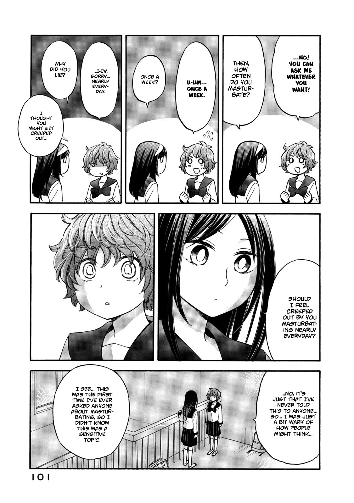 Hanazono and Kazoe's Bizzare After School Rendezvous Chapter 24 page 5 - Chapter 24: Uncomfortable Experience