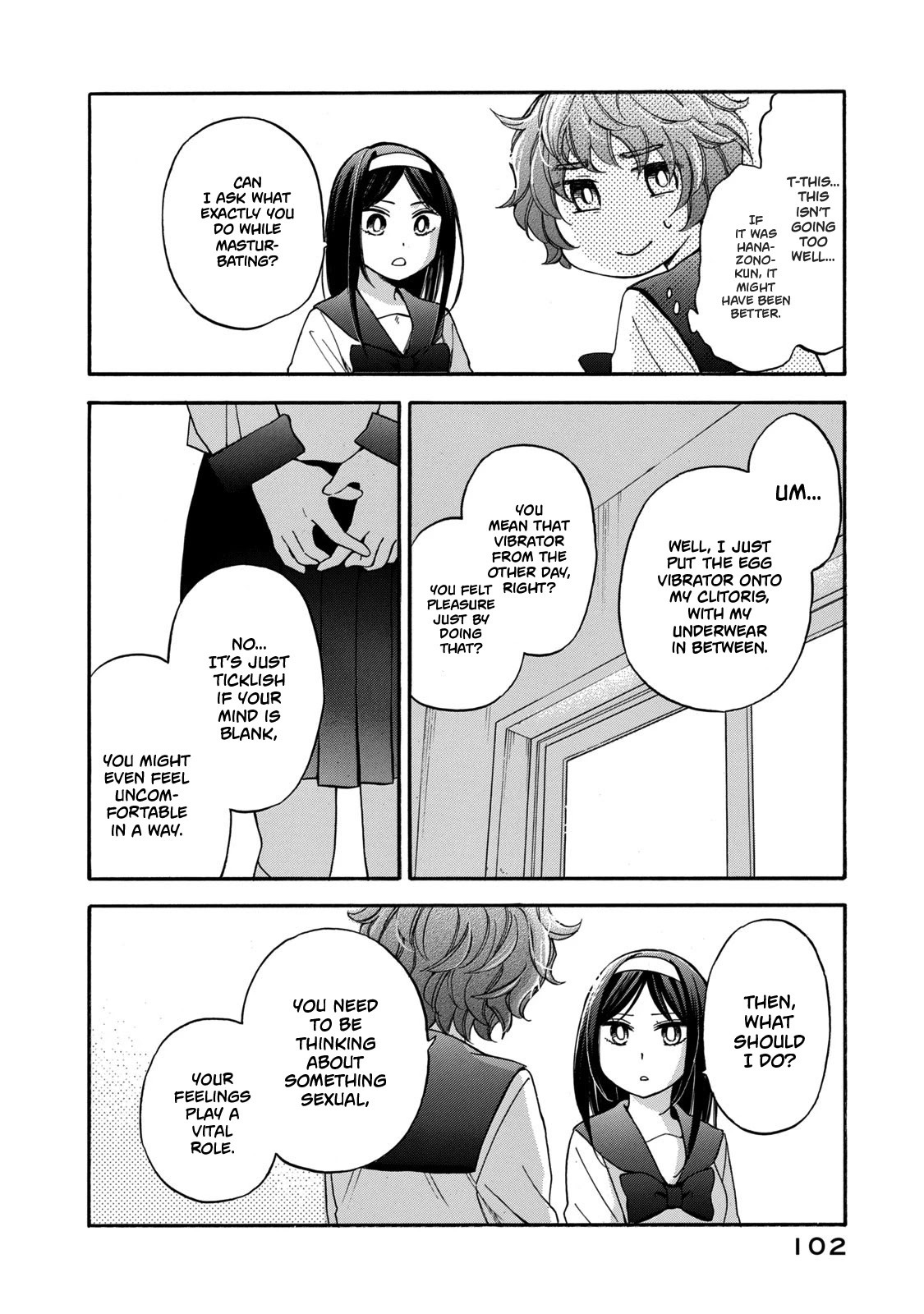 Hanazono and Kazoe's Bizzare After School Rendezvous Chapter 24 page 6 - Chapter 24: Uncomfortable Experience