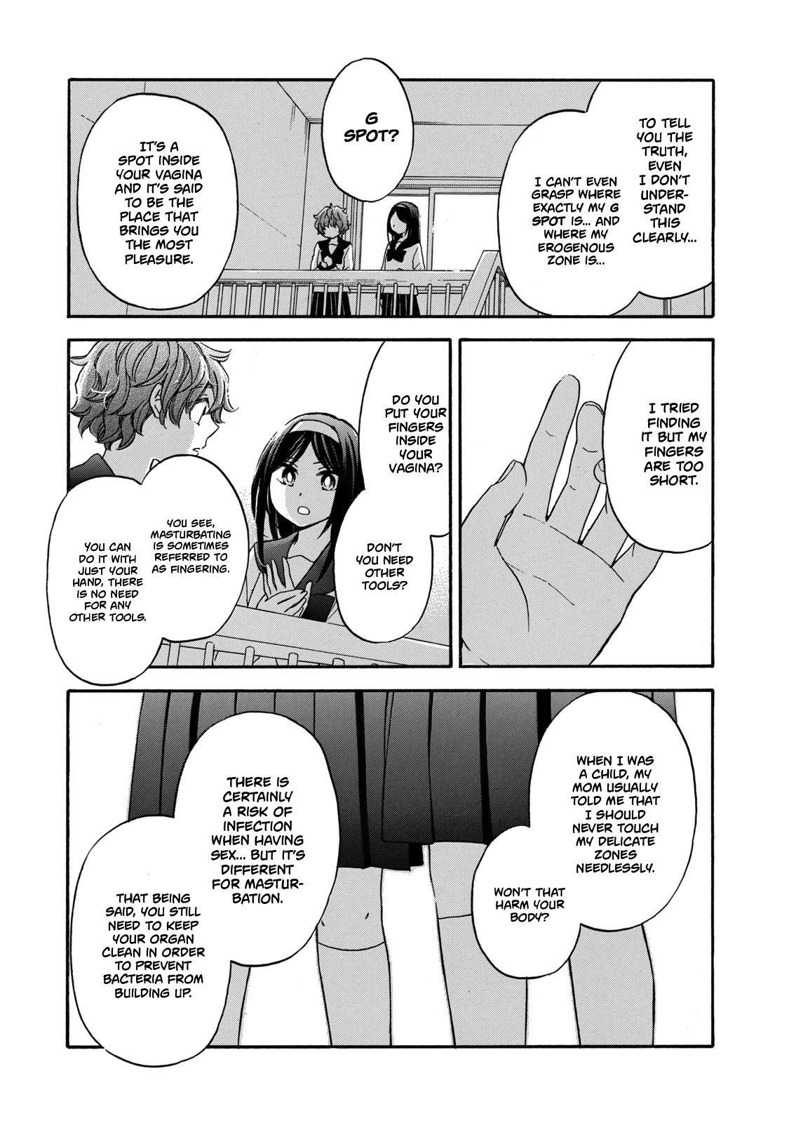 Hanazono and Kazoe's Bizzare After School Rendezvous Chapter 24 page 9 - Chapter 24: Uncomfortable Experience
