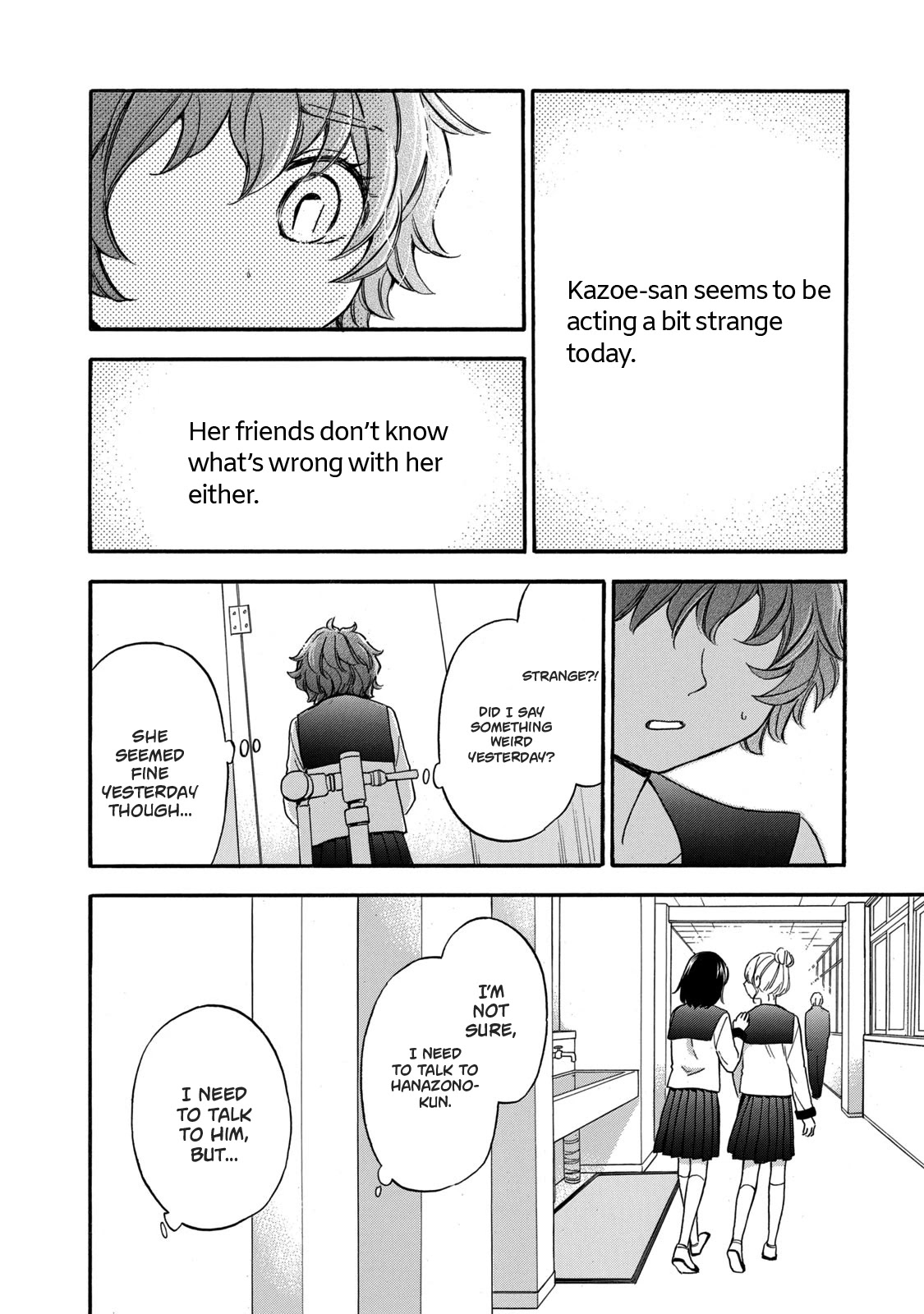 Hanazono and Kazoe's Bizzare After School Rendezvous Chapter 25 page 10 - Chapter 25: I'm Sorry For Leaving You (1)