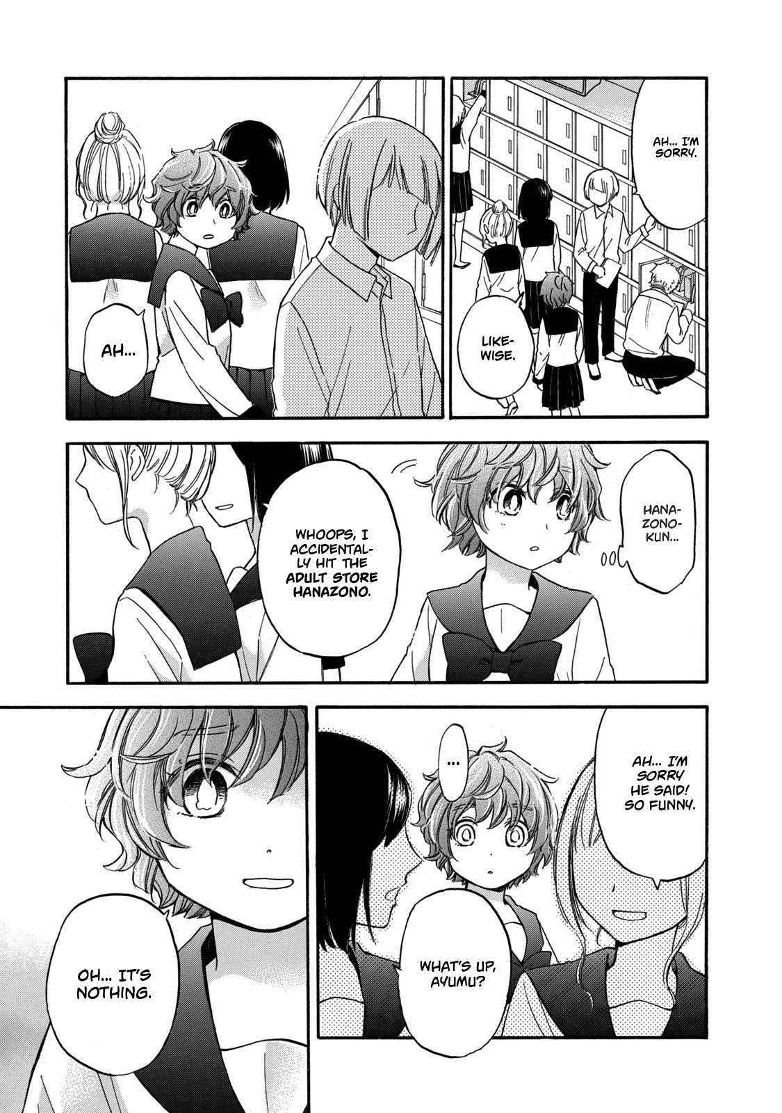 Hanazono and Kazoe's Bizzare After School Rendezvous Chapter 25 page 5 - Chapter 25: I'm Sorry For Leaving You (1)