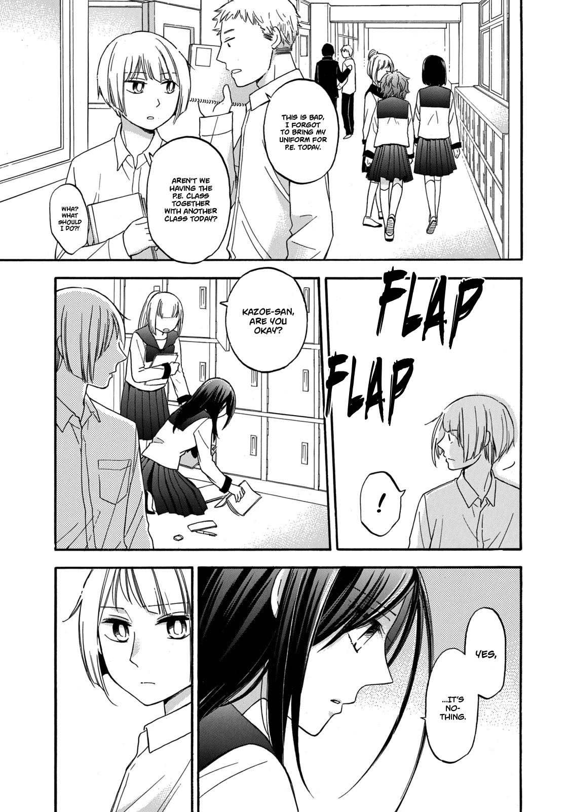 Hanazono and Kazoe's Bizzare After School Rendezvous Chapter 25 page 6 - Chapter 25: I'm Sorry For Leaving You (1)