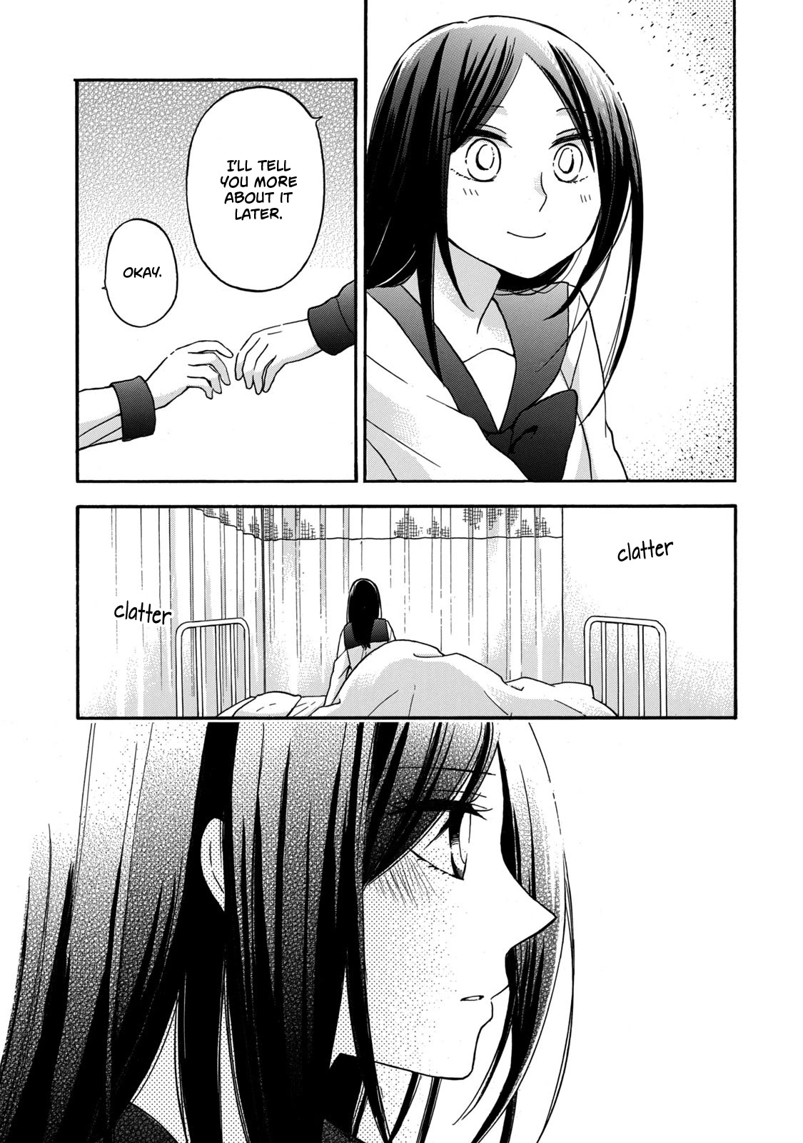 Hanazono and Kazoe's Bizzare After School Rendezvous Chapter 26 page 12 - Chapter 26: I'm Sorry For Leaving You (2)