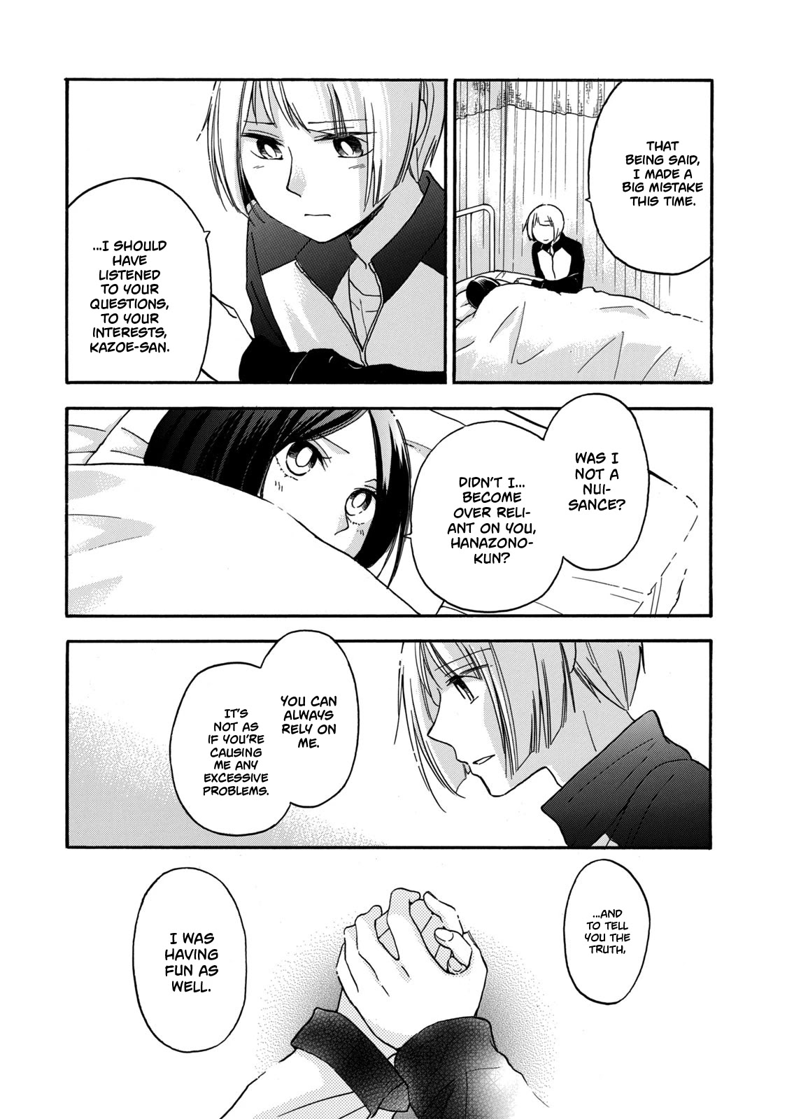 Hanazono and Kazoe's Bizzare After School Rendezvous Chapter 26 page 9 - Chapter 26: I'm Sorry For Leaving You (2)