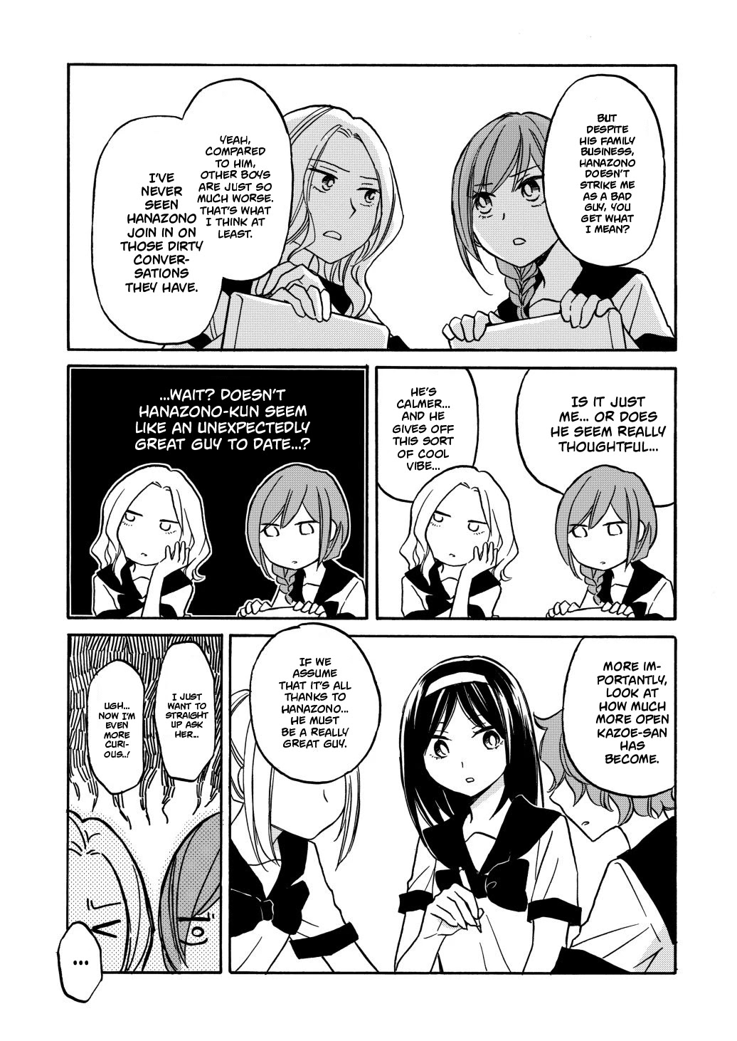 Hanazono and Kazoe's Bizzare After School Rendezvous Chapter 29 page 3 - Chapter 29: Twitter Extra (1)