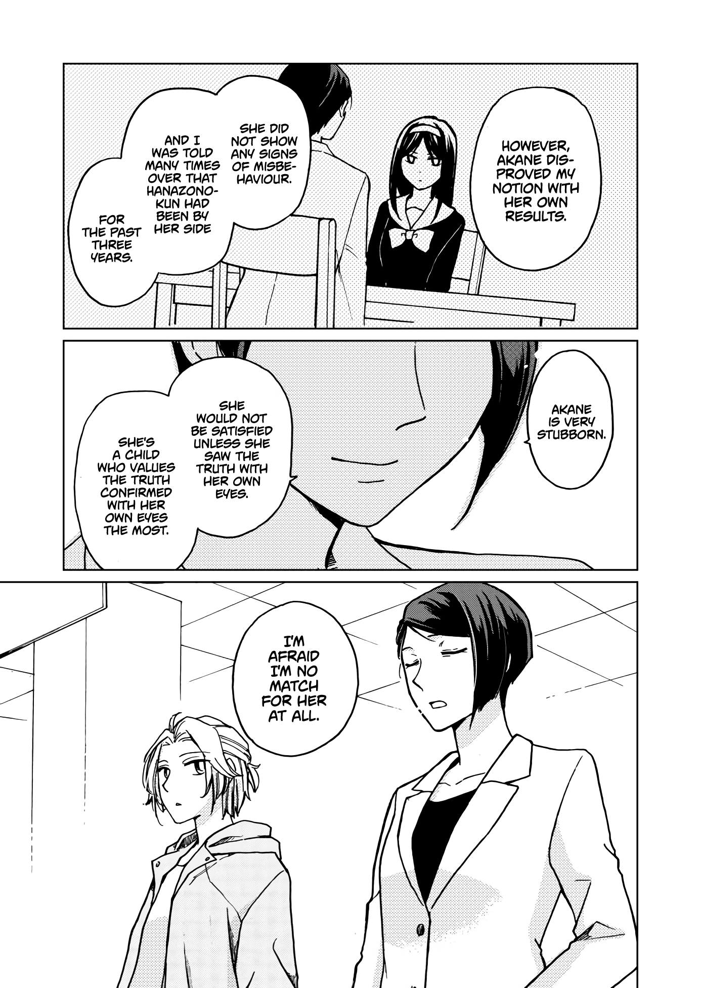 Hanazono and Kazoe's Bizzare After School Rendezvous Chapter 33 page 5 - Chapter 33: Soon-to-be University Students