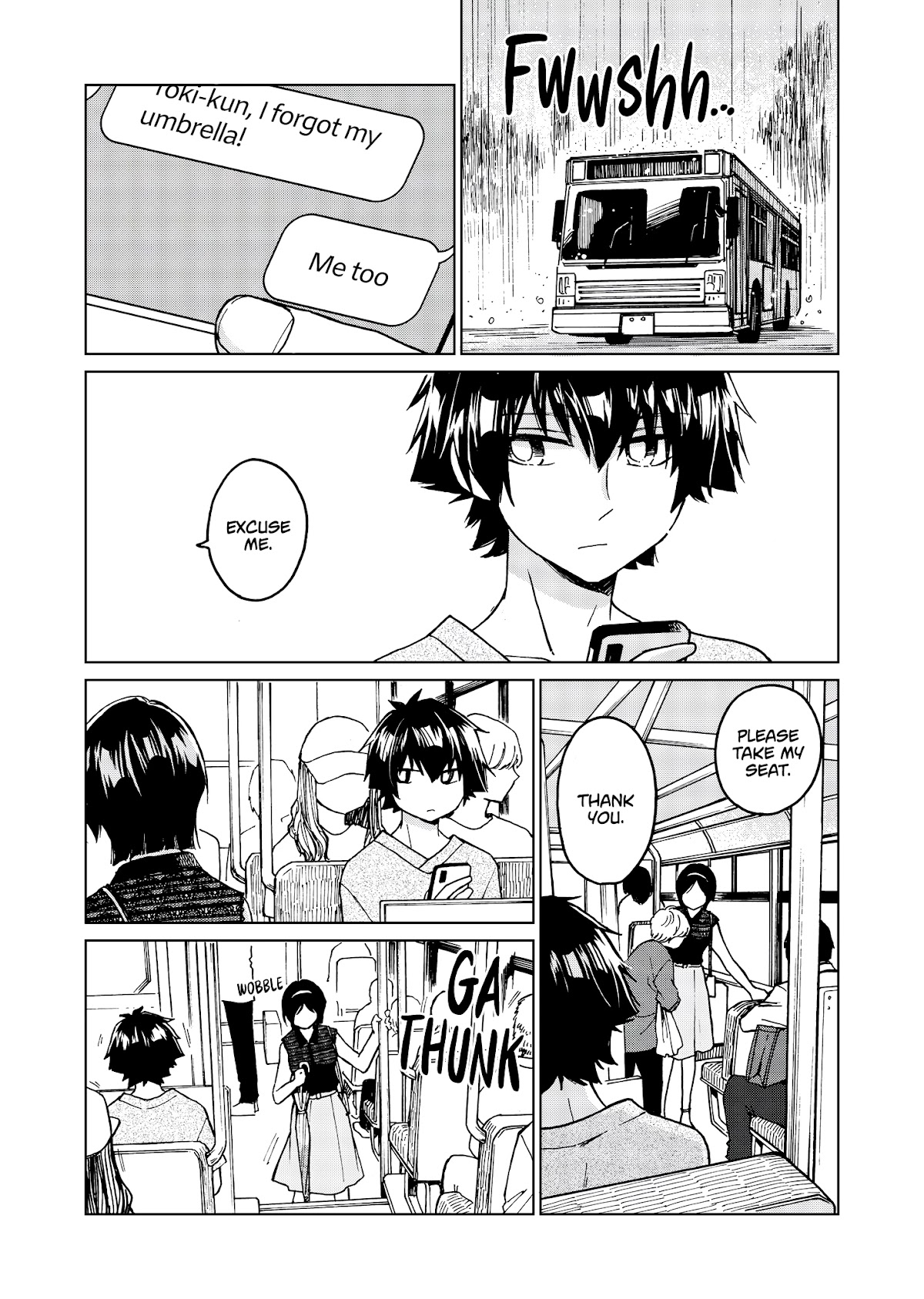 Hanazono and Kazoe's Bizzare After School Rendezvous Chapter 34 page 1 - Chapter 34: Meet-ups at the Bus Stop