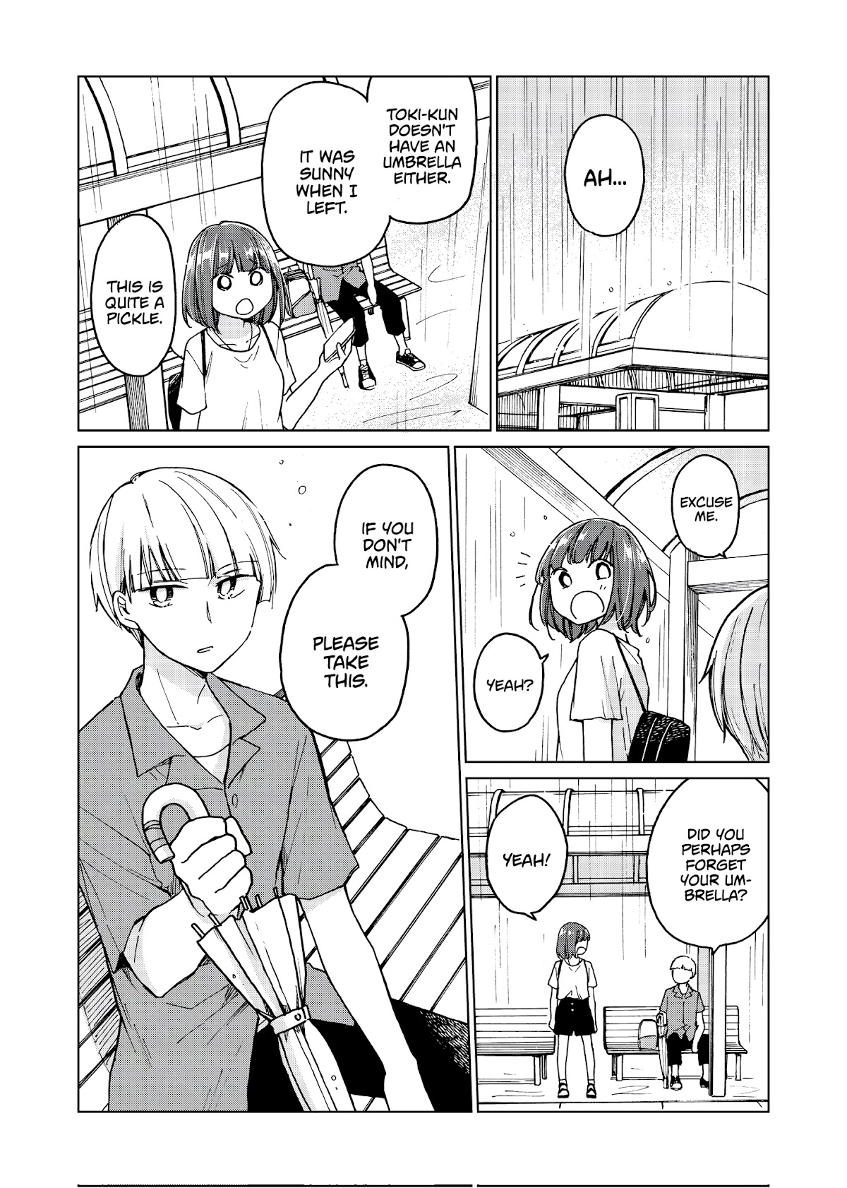 Hanazono and Kazoe's Bizzare After School Rendezvous Chapter 34 page 3 - Chapter 34: Meet-ups at the Bus Stop