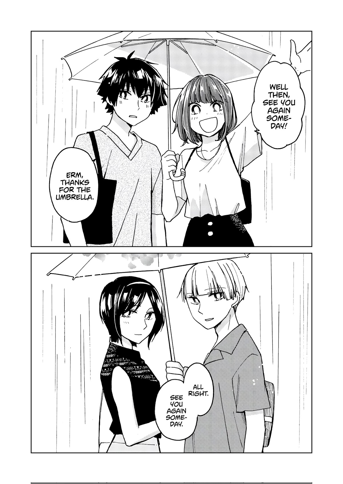 Hanazono and Kazoe's Bizzare After School Rendezvous Chapter 34 page 9 - Chapter 34: Meet-ups at the Bus Stop