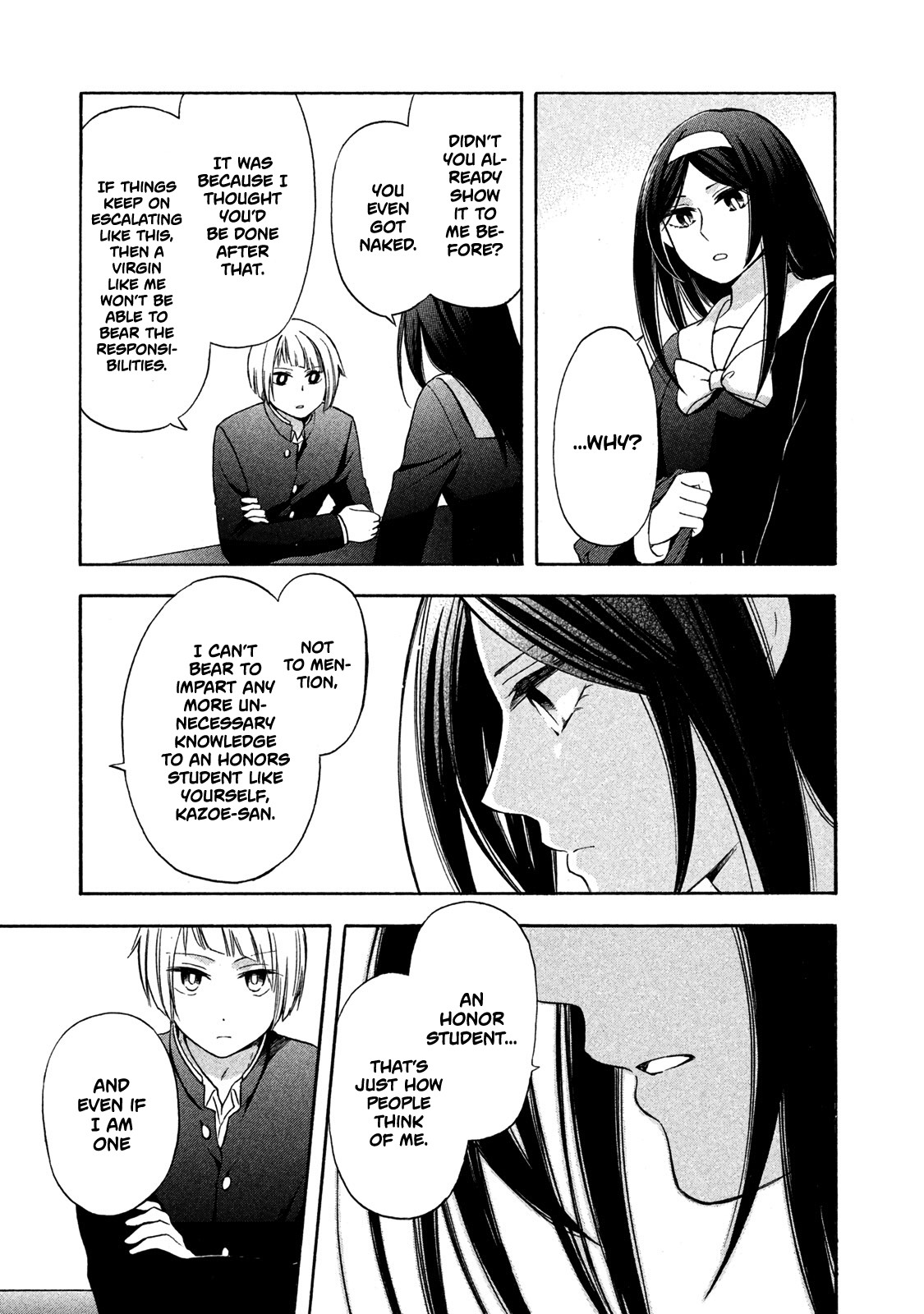 Hanazono and Kazoe's Bizzare After School Rendezvous Chapter 4 page 15 - Chapter 4: Daunting Images