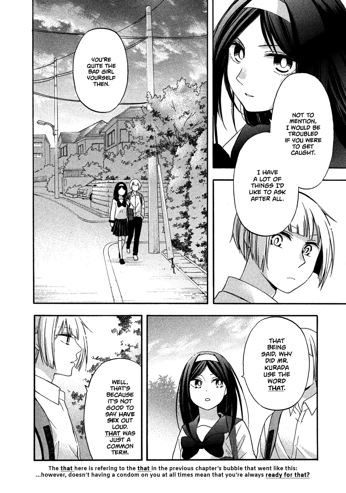 Hanazono and Kazoe's Bizzare After School Rendezvous Chapter 8 page 4 - Chapter 8: Inexplicable Wordings