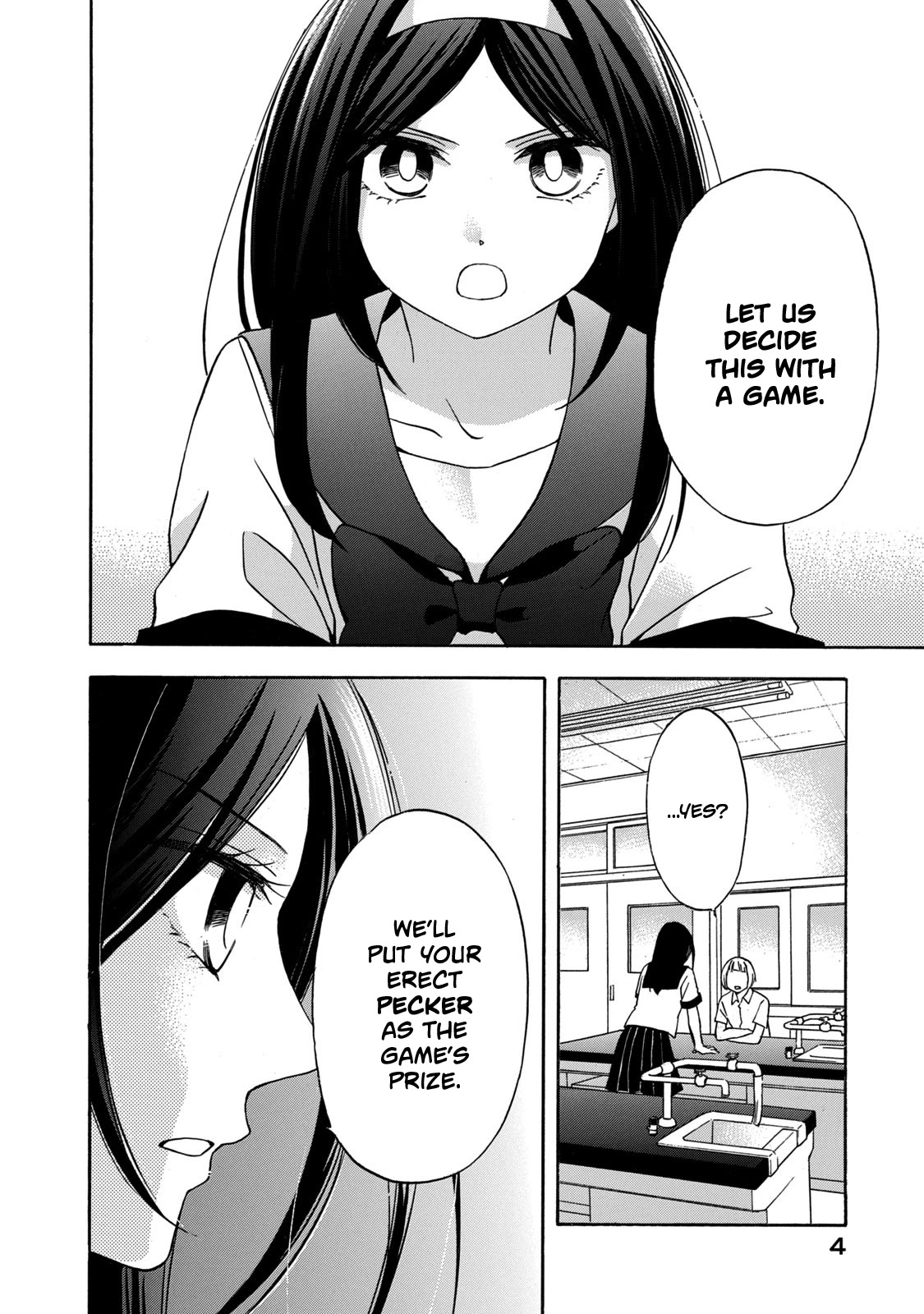 Hanazono and Kazoe's Bizzare After School Rendezvous Chapter 9 page 2 - Chapter 9: An Inexplicable Game
