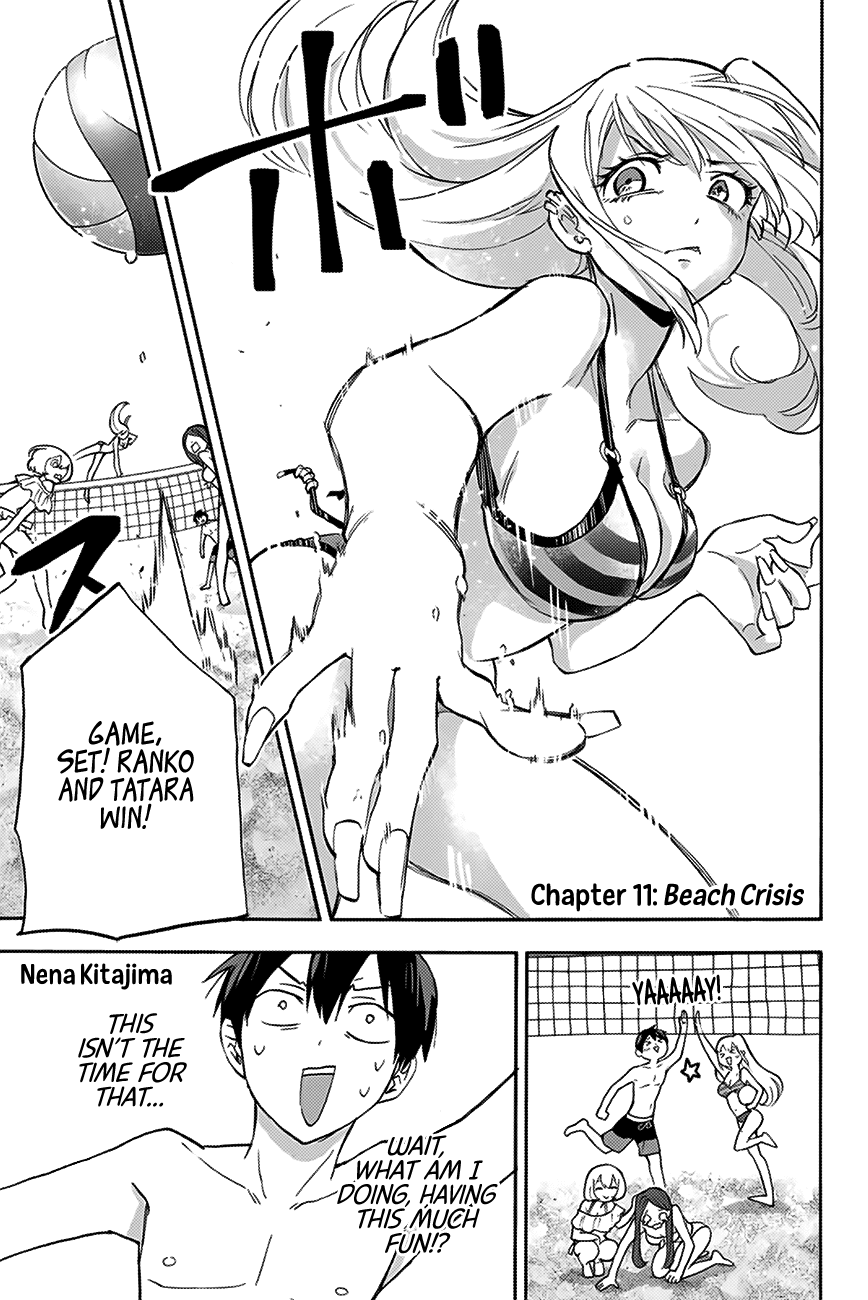 Hanazono Twins Chapter 11 page 4 - Chapter 11: Beach Crisis
