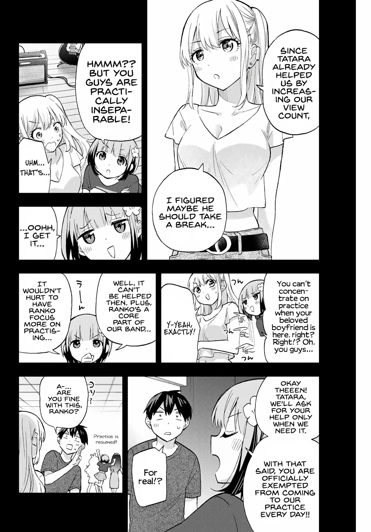 Hanazono Twins Chapter 38 page 4 - Chapter 38: Dissonance from Double Date?